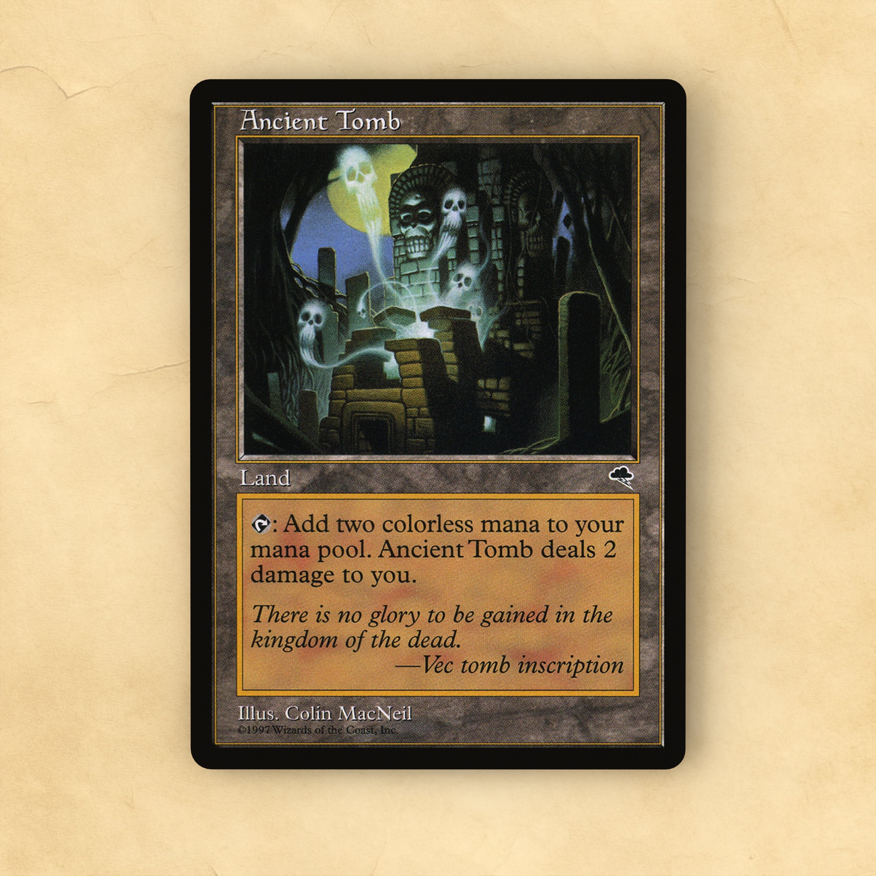 Ancient Tomb MTG Proxy – Gilded Goblet