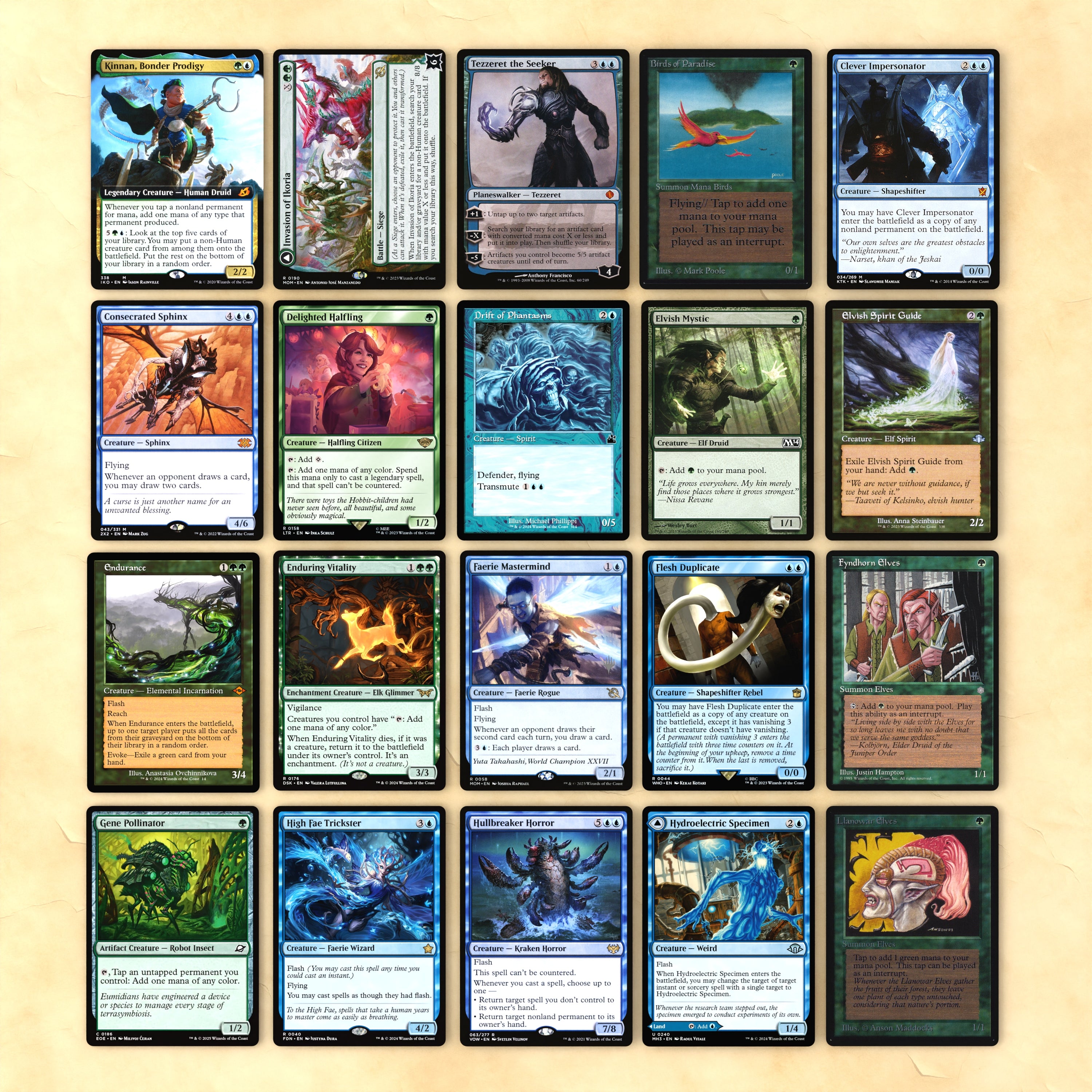 Kinnan, Bonder Prodigy (No Bad Cards) cEDH MTG Proxy Deck