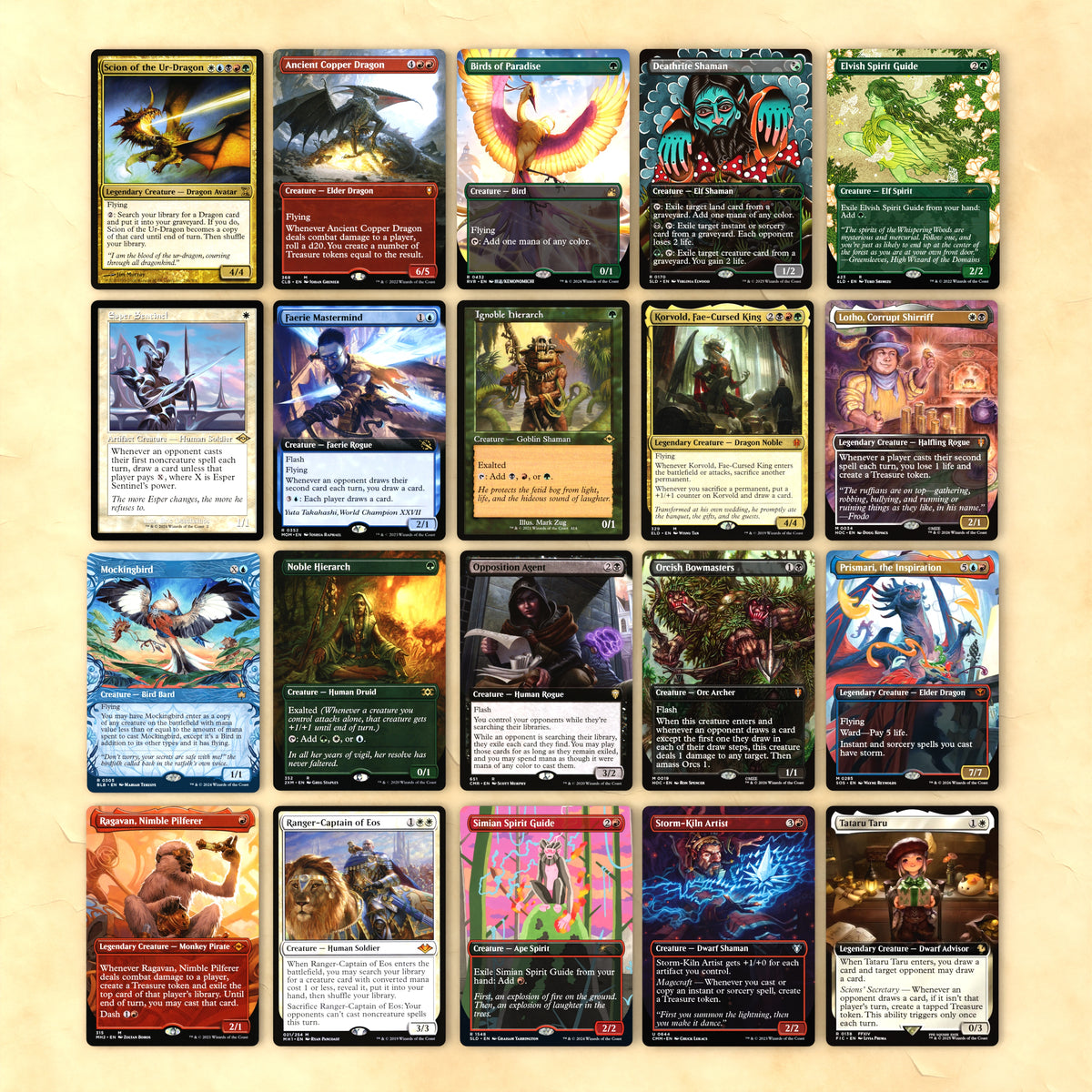 Scion of the Ur-Dragon (Prismari Storm) cEDH MTG Proxy Commander Deck