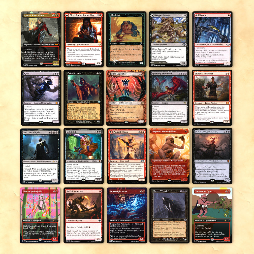 Rowan, Scion of War (Rakdos Turbo) cEDH MTG Proxy Commander Deck
