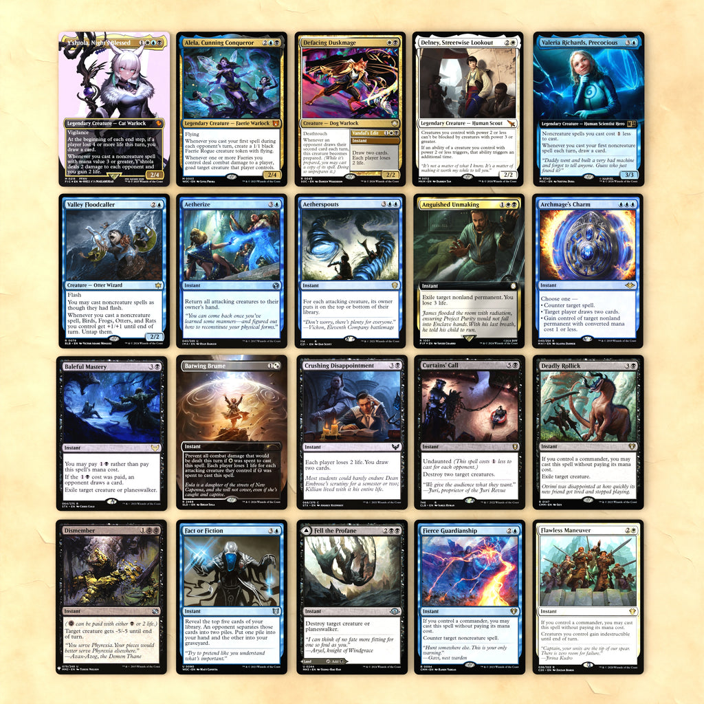 Y'shtola, Night's Blessed (Esper Control) Bracket 3 MTG Proxy Commander Deck