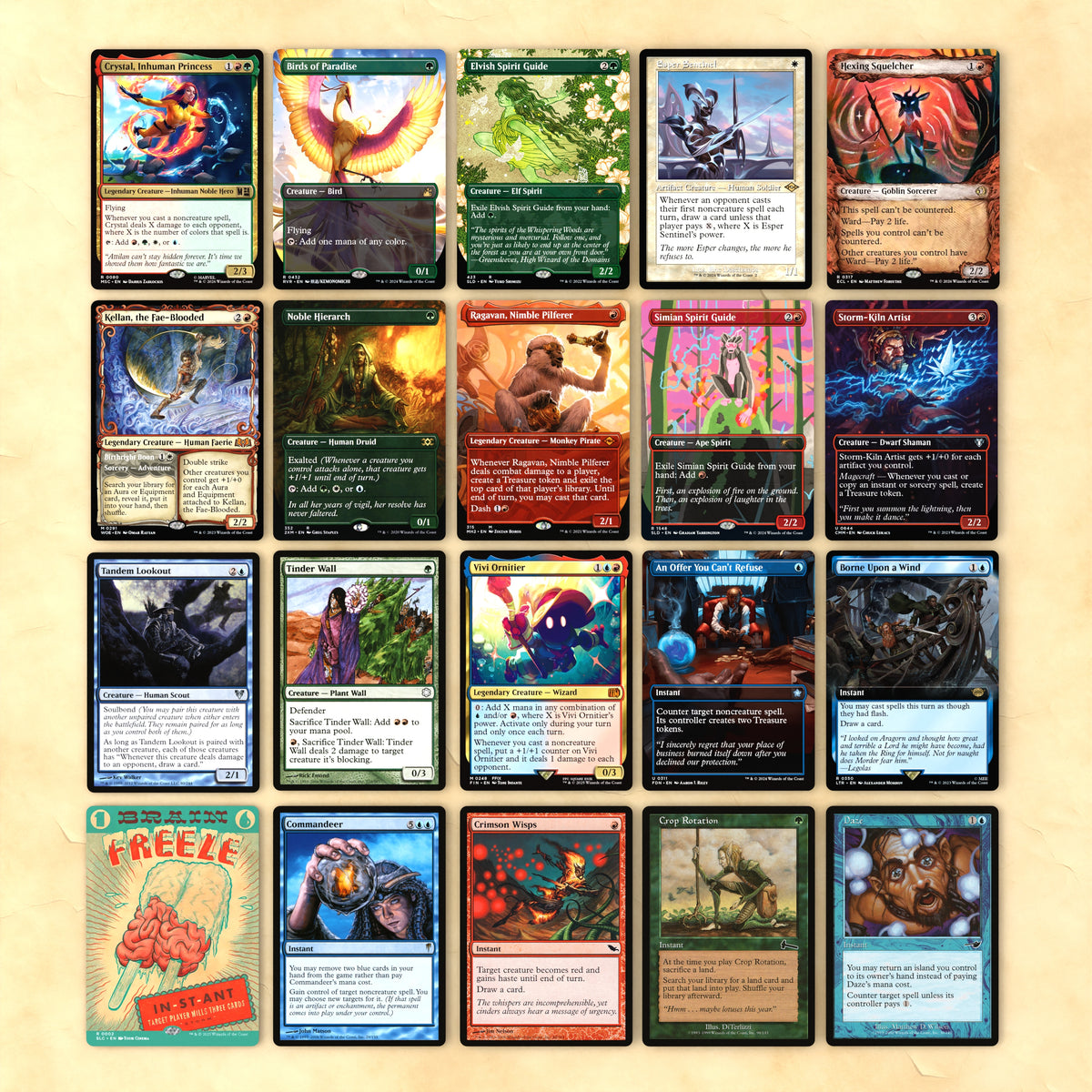 Crystal, Inhuman Princess (Curiosity Storm) cEDH MTG Proxy Commander Deck