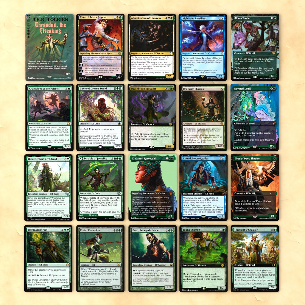 Thranduil, the Elven King Bracket 4 MTG Proxy Commander EDH Deck