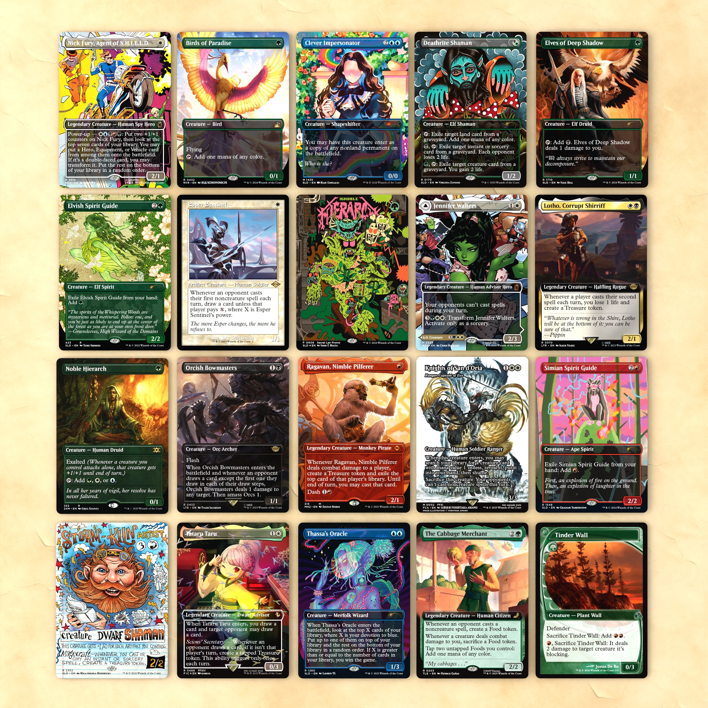 Nick Fury, Agent of S.H.I.E.L.D cEDH Complete MTG Proxy Deck