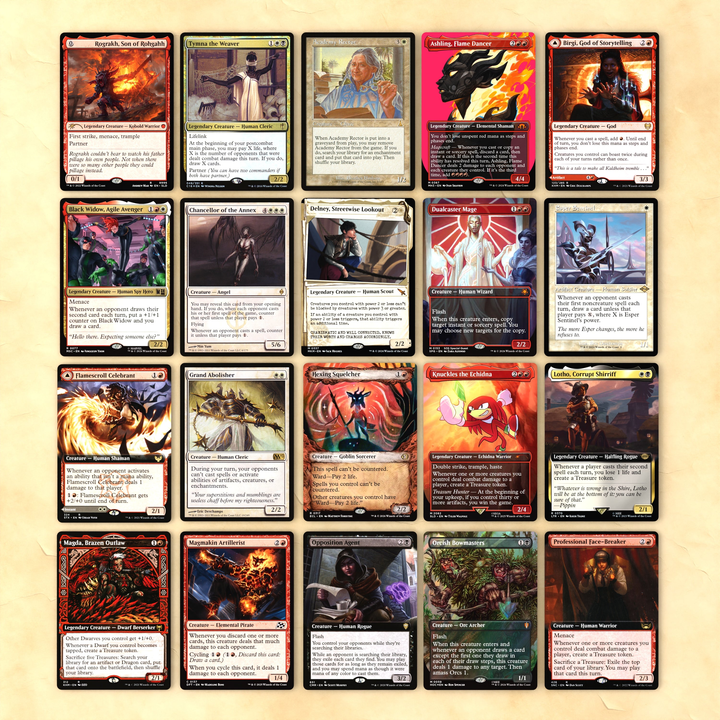 Tymna / Rograkh (Bite-Sized Treasure Storm) cEDH MTG Proxy Deck