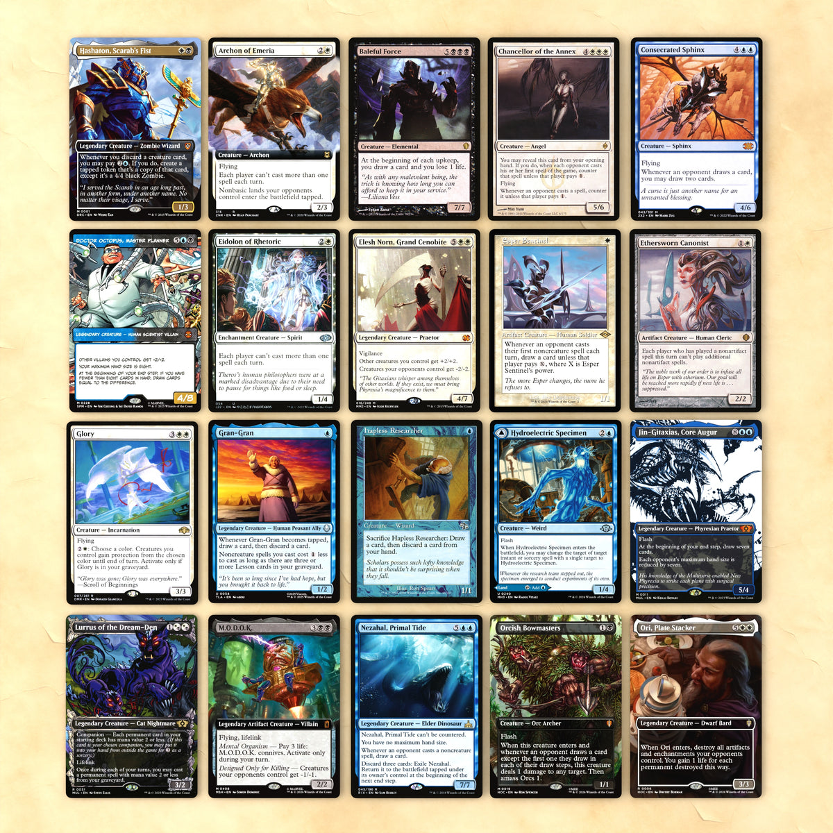 Hashaton (Thoracle Flash) cEDH MTG Proxy Commander Deck