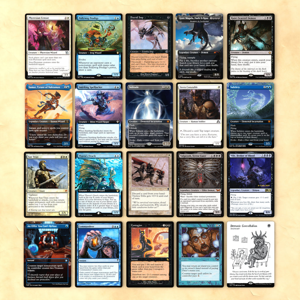 Hashaton (Thoracle Flash) cEDH MTG Proxy Commander Deck