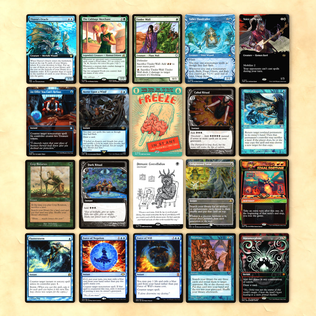 Scion of the Ur-Dragon (Prismari Storm) cEDH MTG Proxy Commander Deck