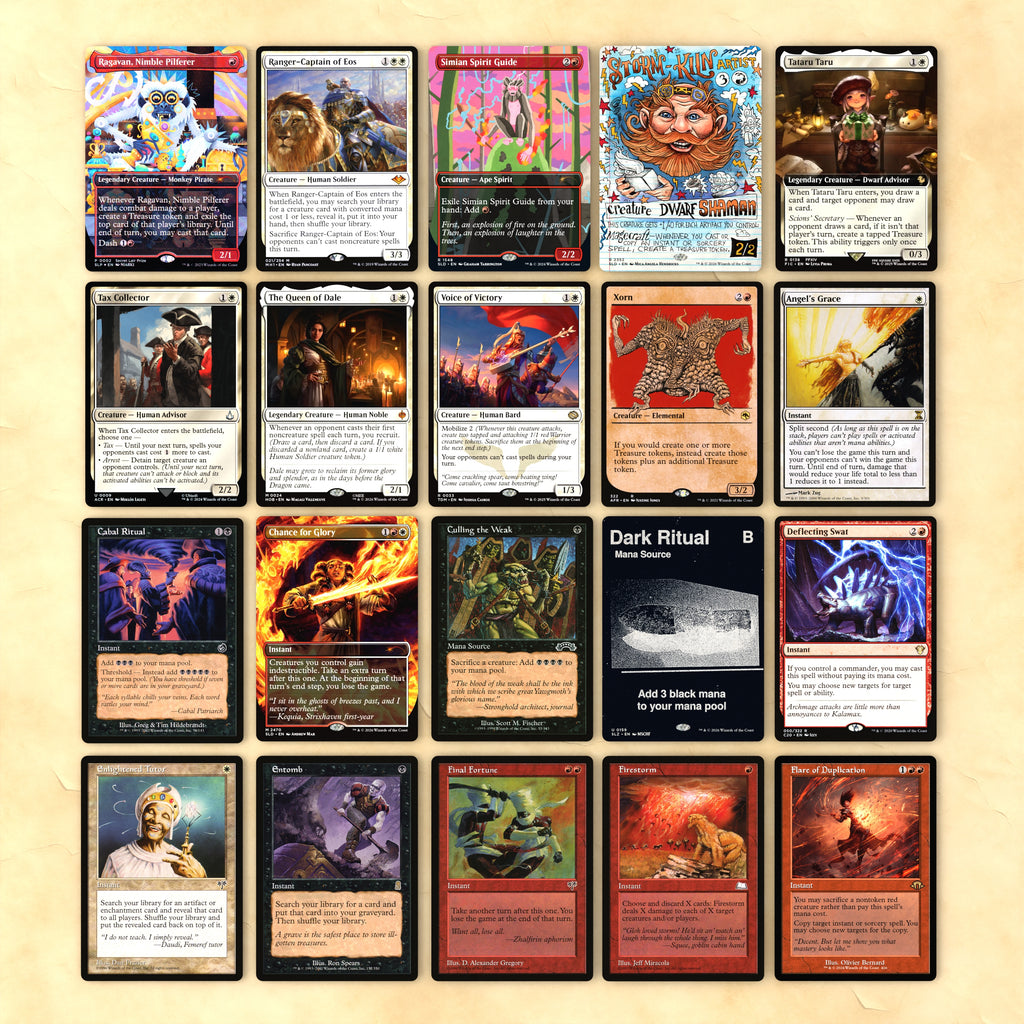 Tymna / Rograkh (Bite-Sized Treasure Storm) cEDH MTG Proxy Deck