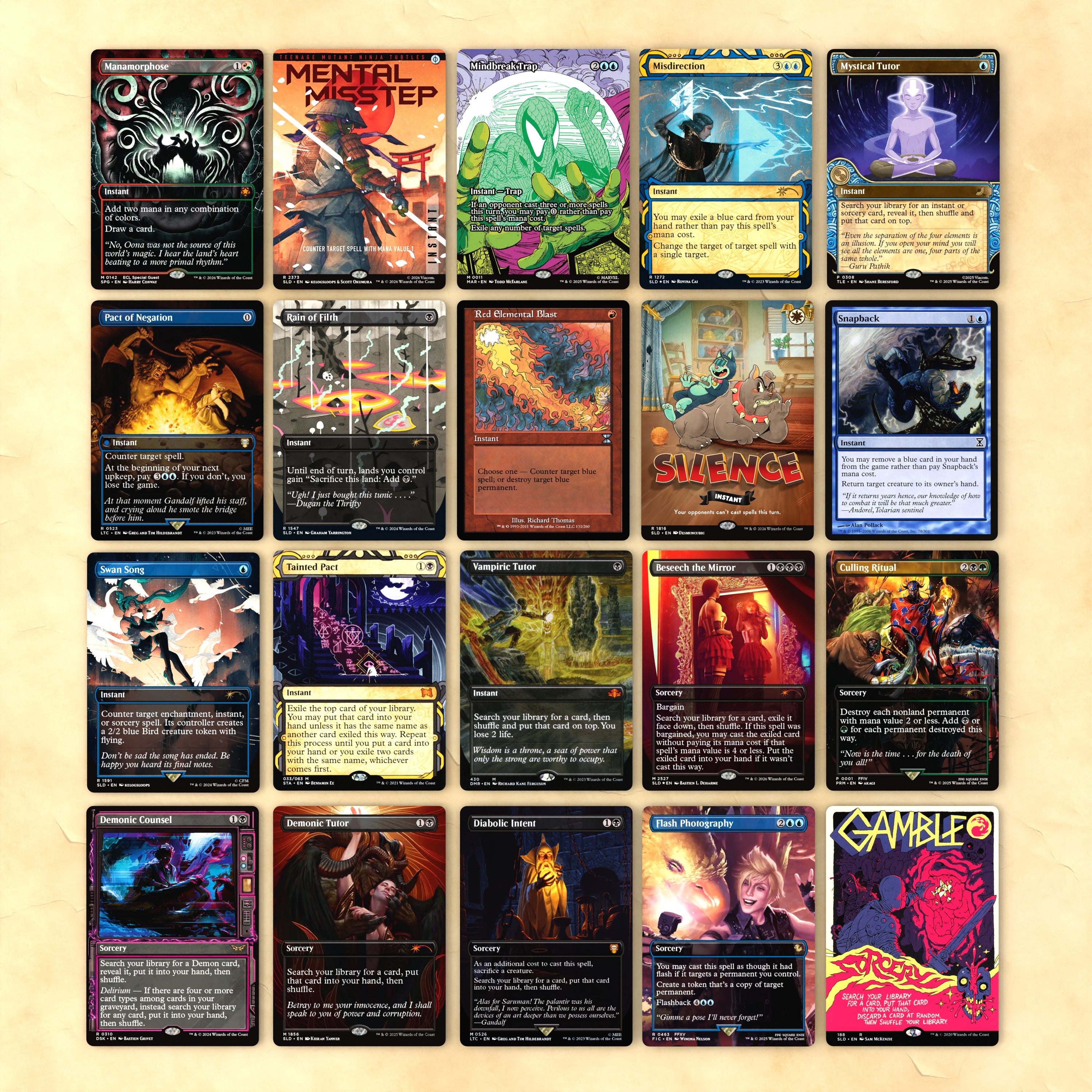 Nick Fury, Agent of S.H.I.E.L.D cEDH Complete MTG Proxy Deck