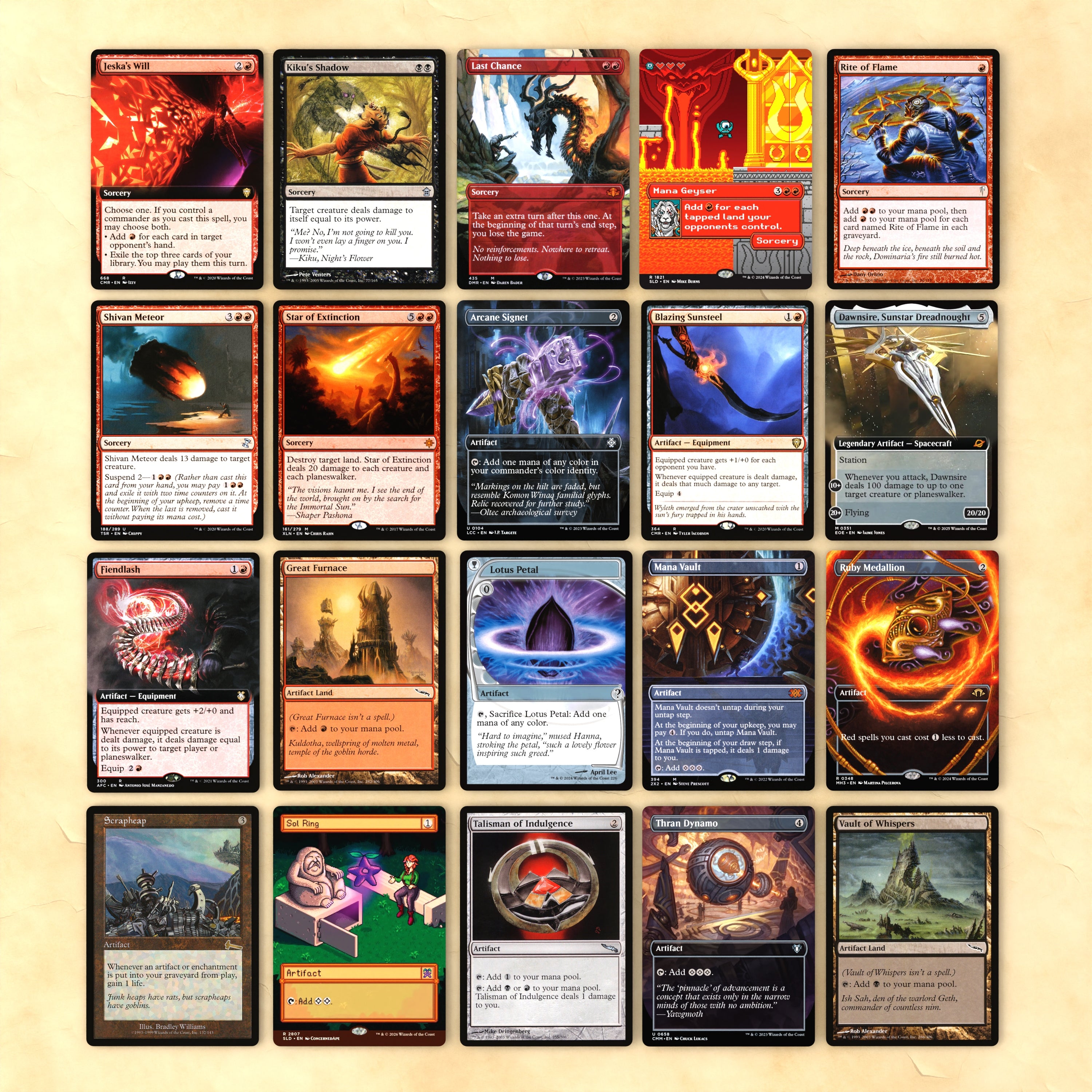 Smaug, the Impenetrable Bracket 4 MTG Proxy Commander EDH Deck