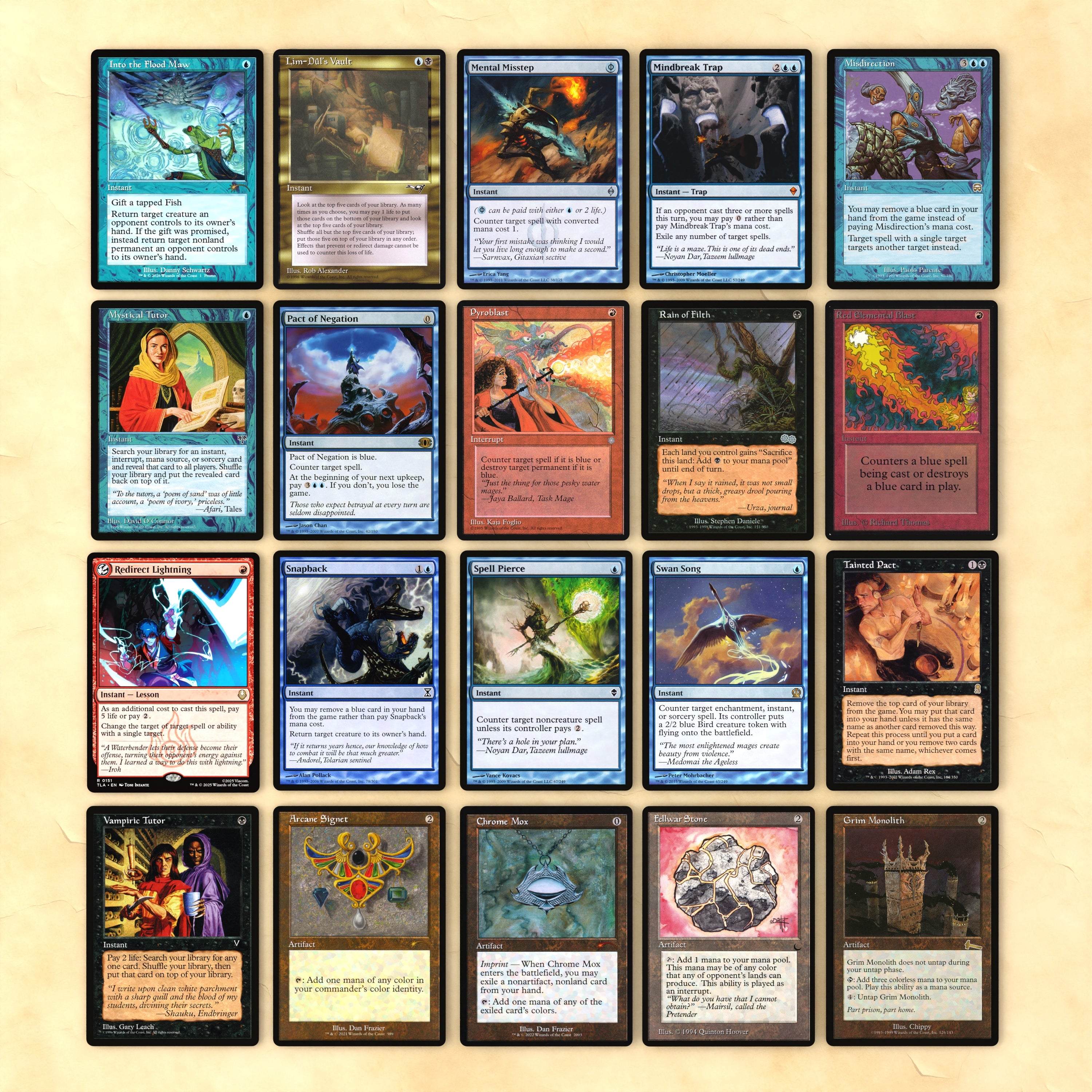 Kefka, Court Mage / Kefka, Ruler of Ruin cEDH MTG Proxy Deck