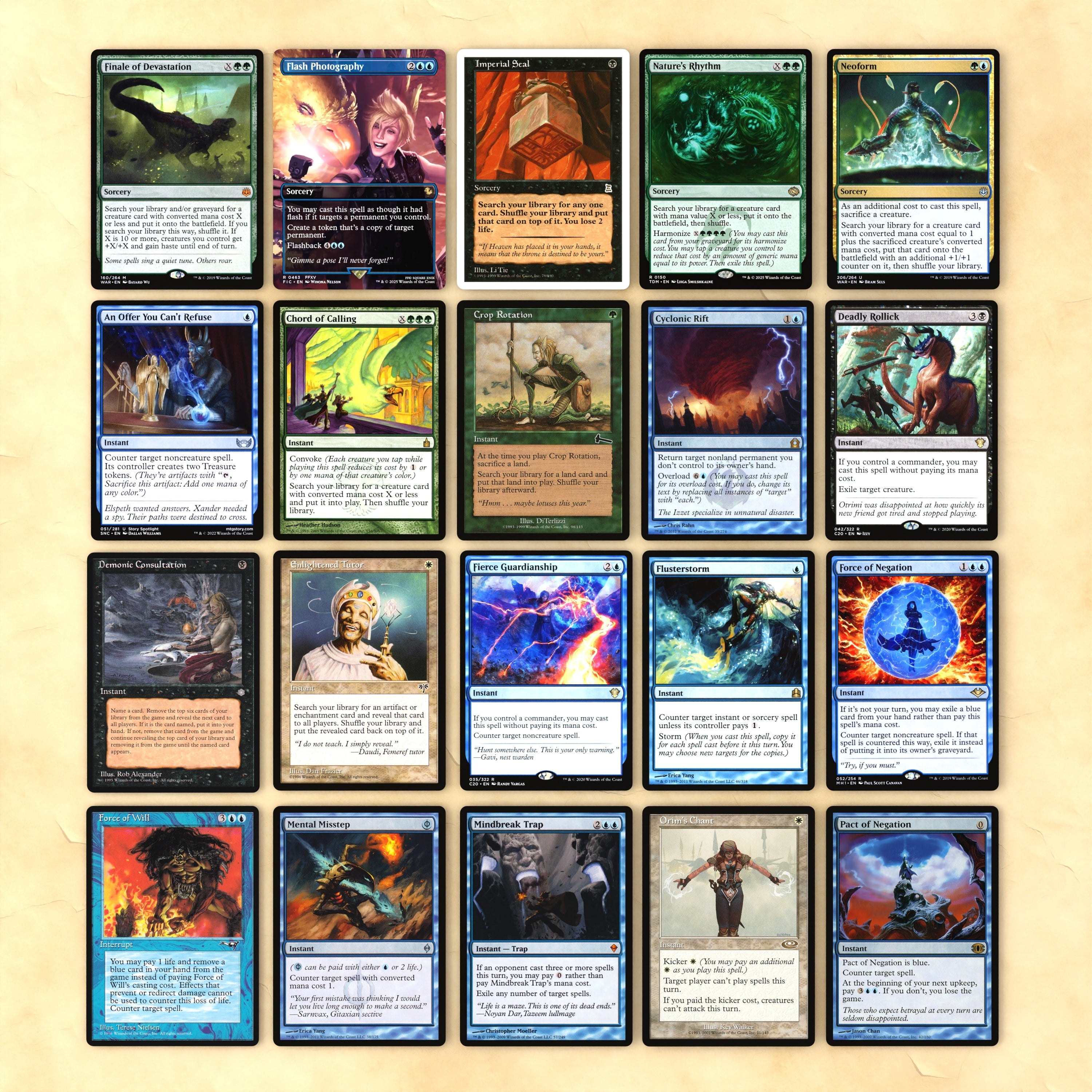 Tymna / Thrasios cEDH MTG Proxy Deck