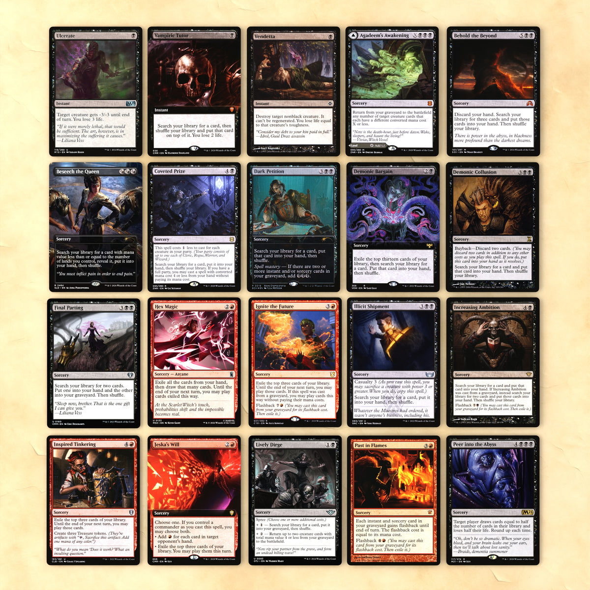 Rowan, Scion of War (Rakdos Turbo) cEDH MTG Proxy Commander Deck