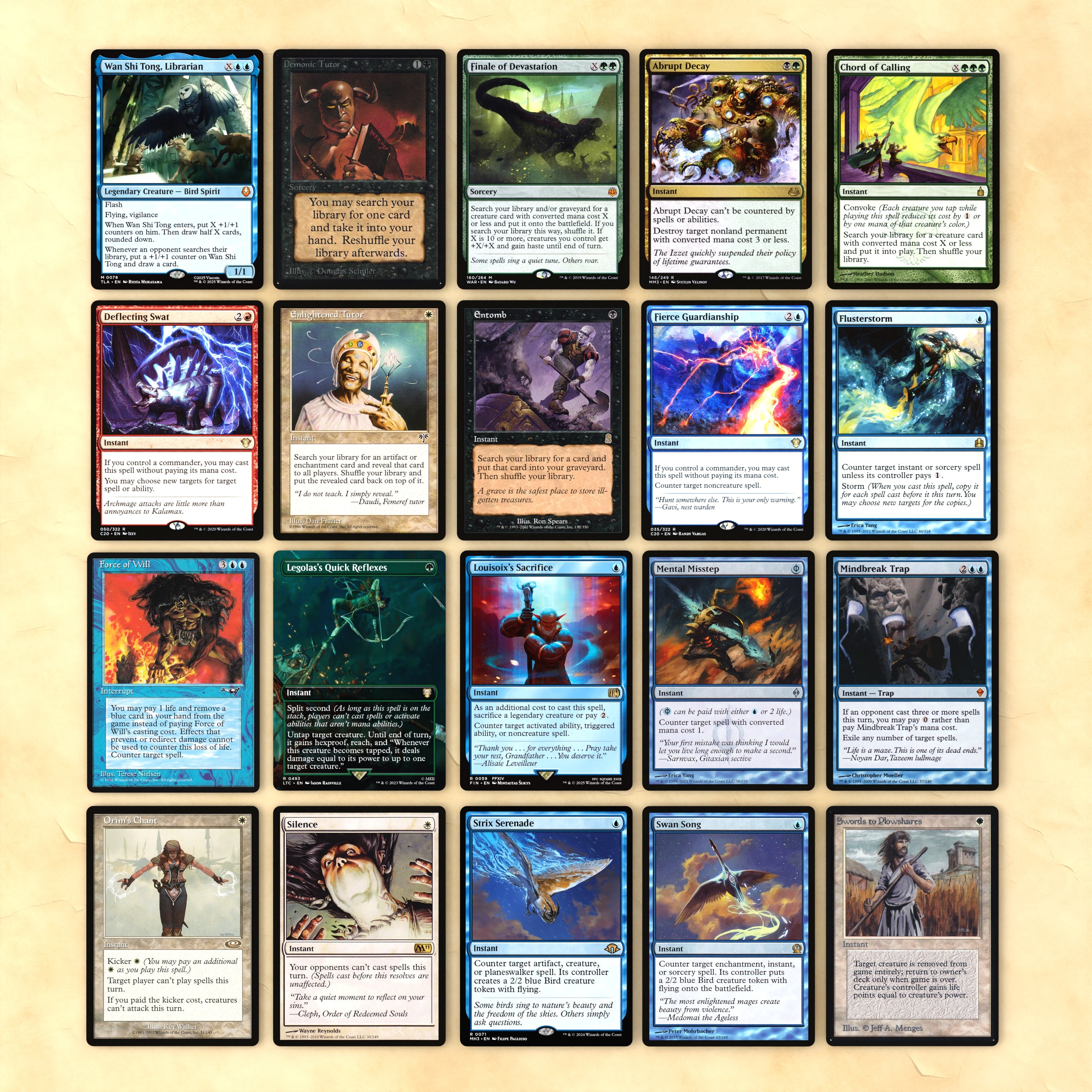 Sisay, Weatherlight Captain cEDH MTG Proxy Deck