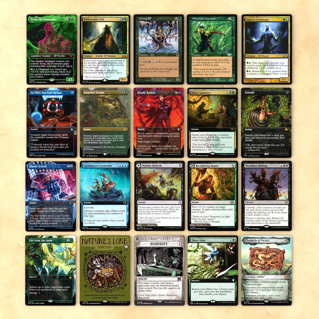 Thranduil, the Elven King Bracket 4 MTG Proxy Commander EDH Deck