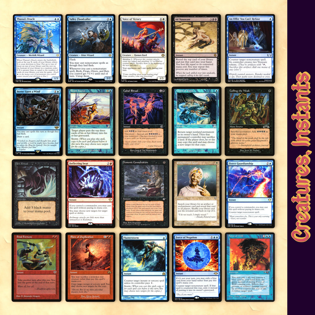 Tymna / Kraum (Blue Farm) cEDH MTG Proxy Deck