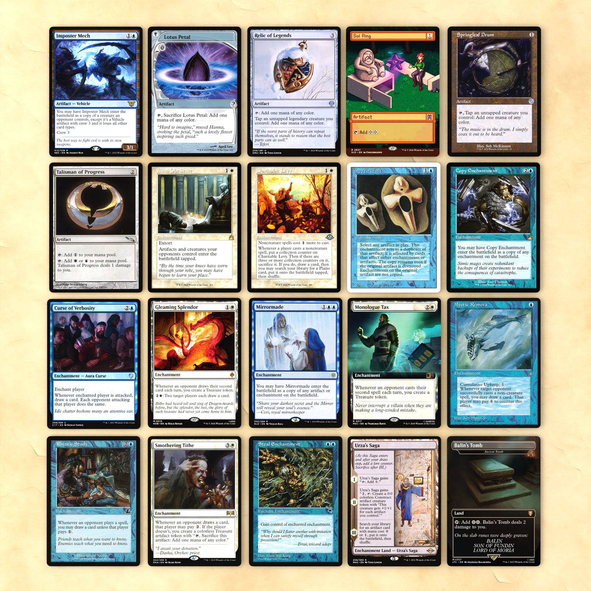 King T'Challa (Flash Control) cEDH MTG Proxy Commander Deck