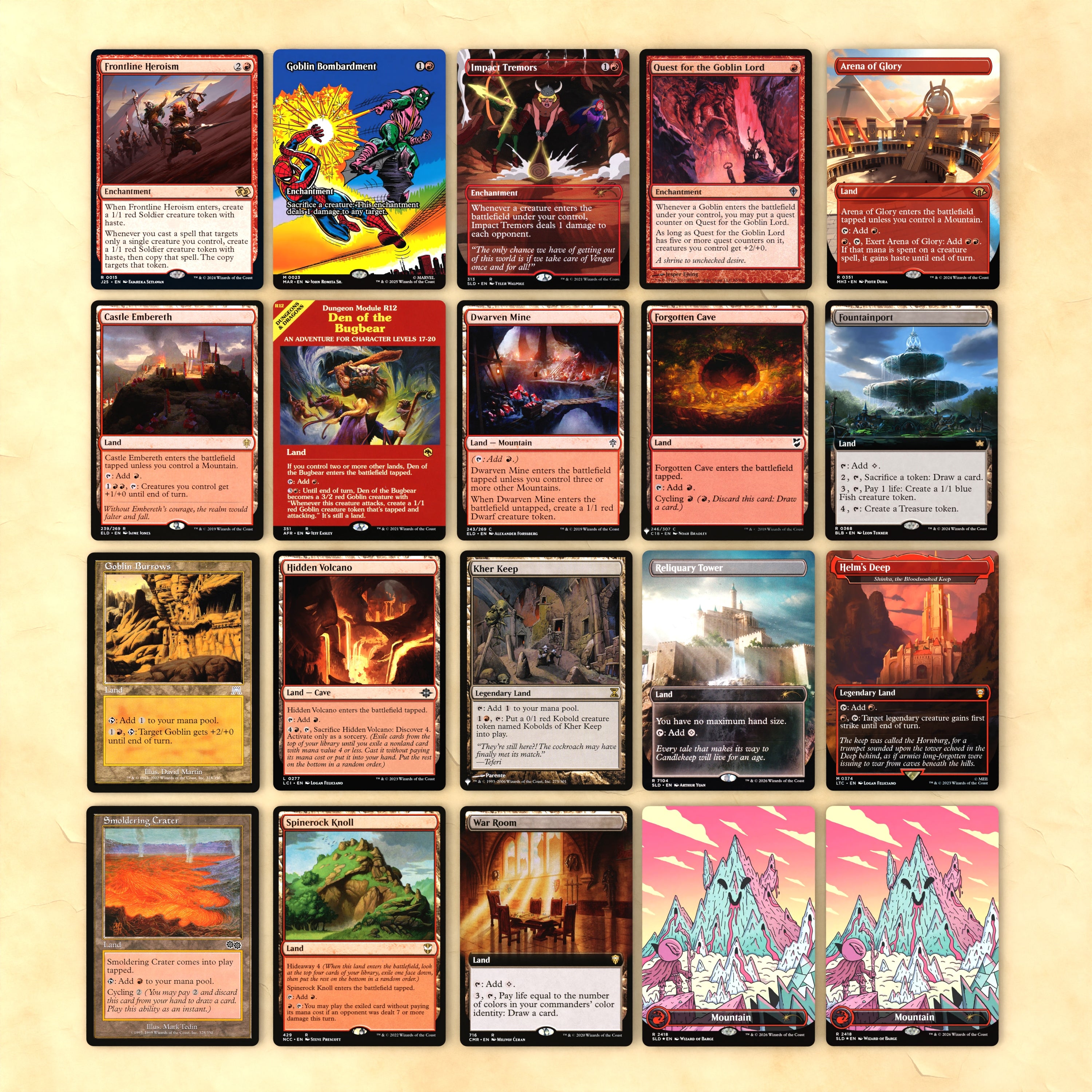 Zada, Hedron Grinder (Goblin Storm) Complete MTG Proxy Deck