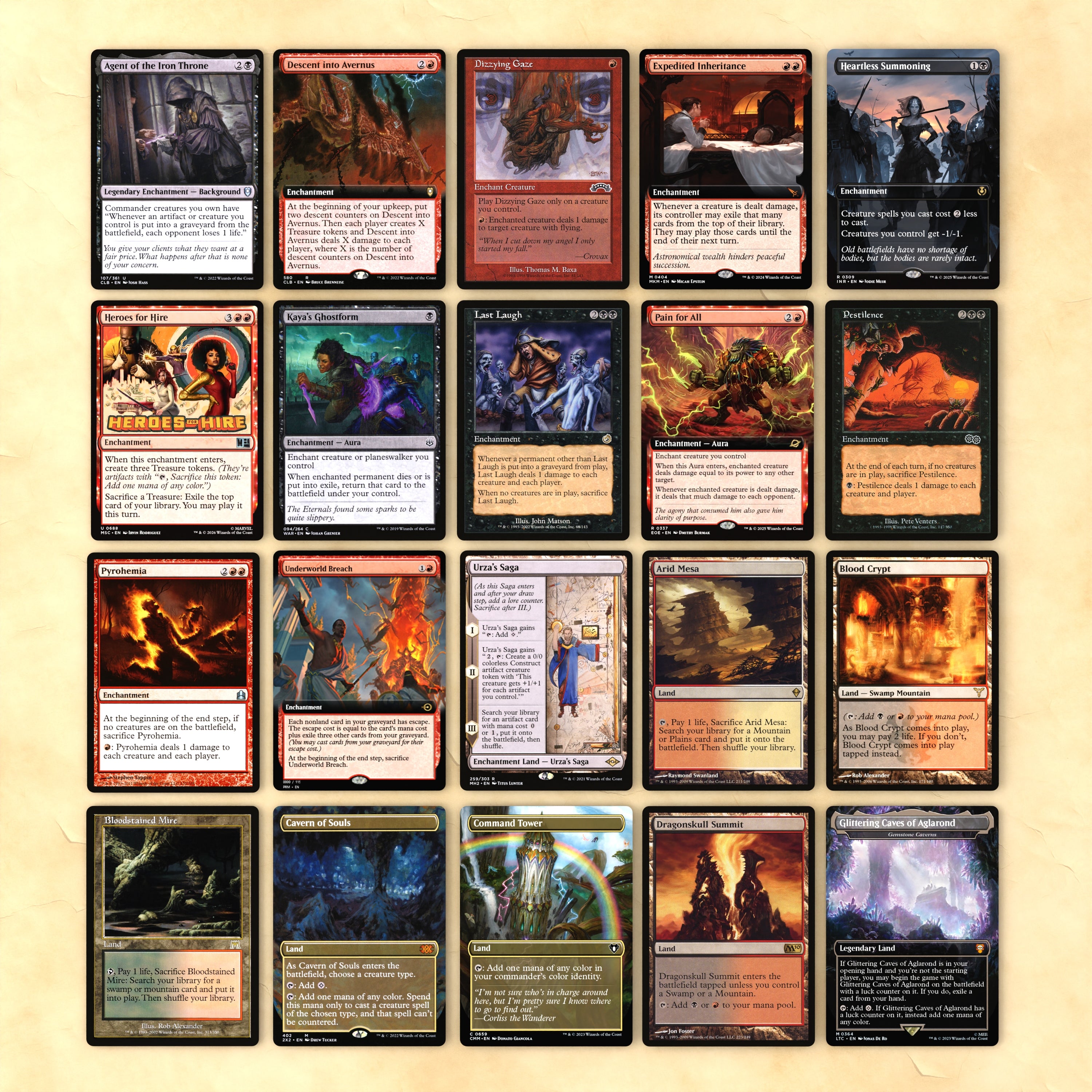 Smaug, the Impenetrable Bracket 4 MTG Proxy Commander EDH Deck