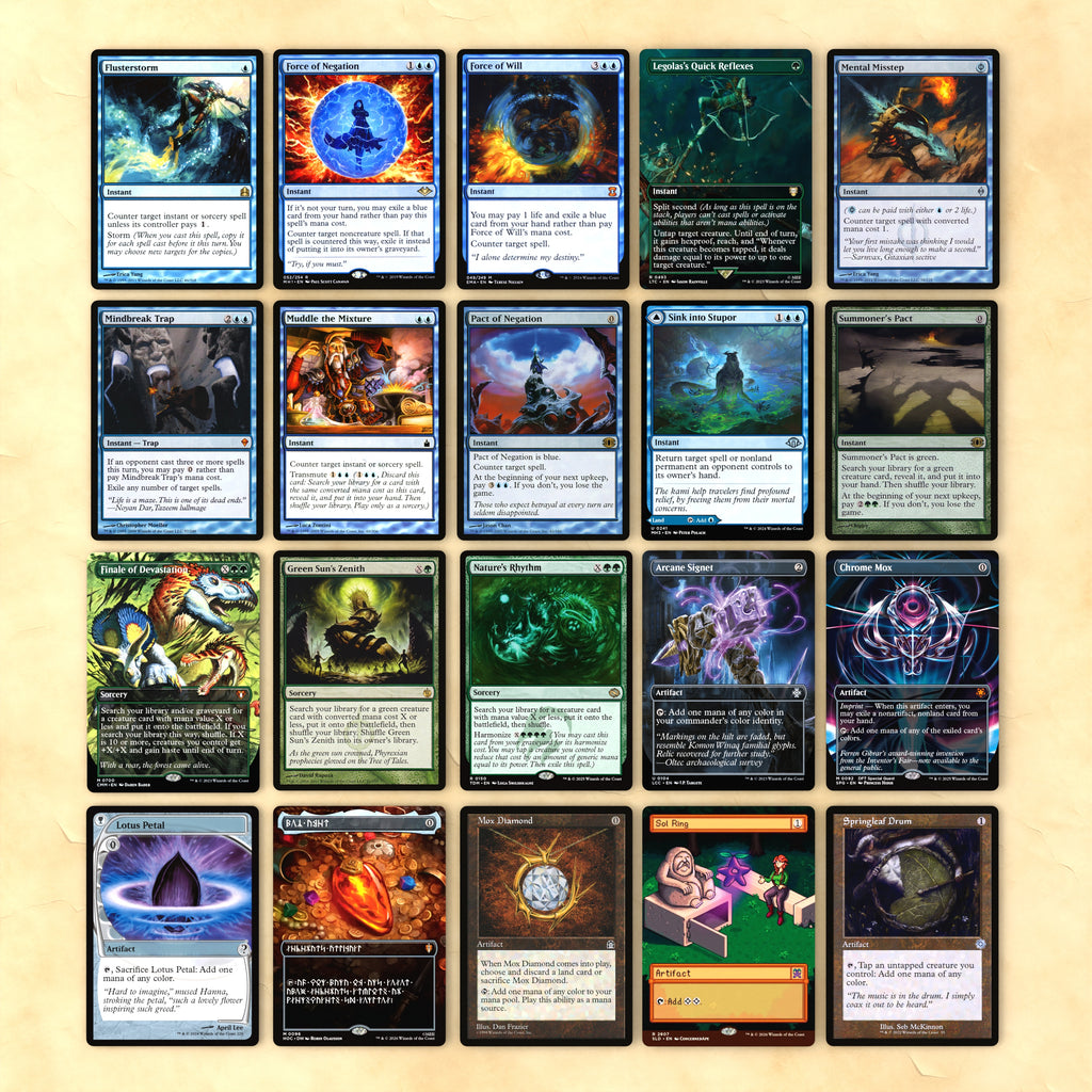 Kinnan (Spins) cEDH MTG Proxy Commander Deck