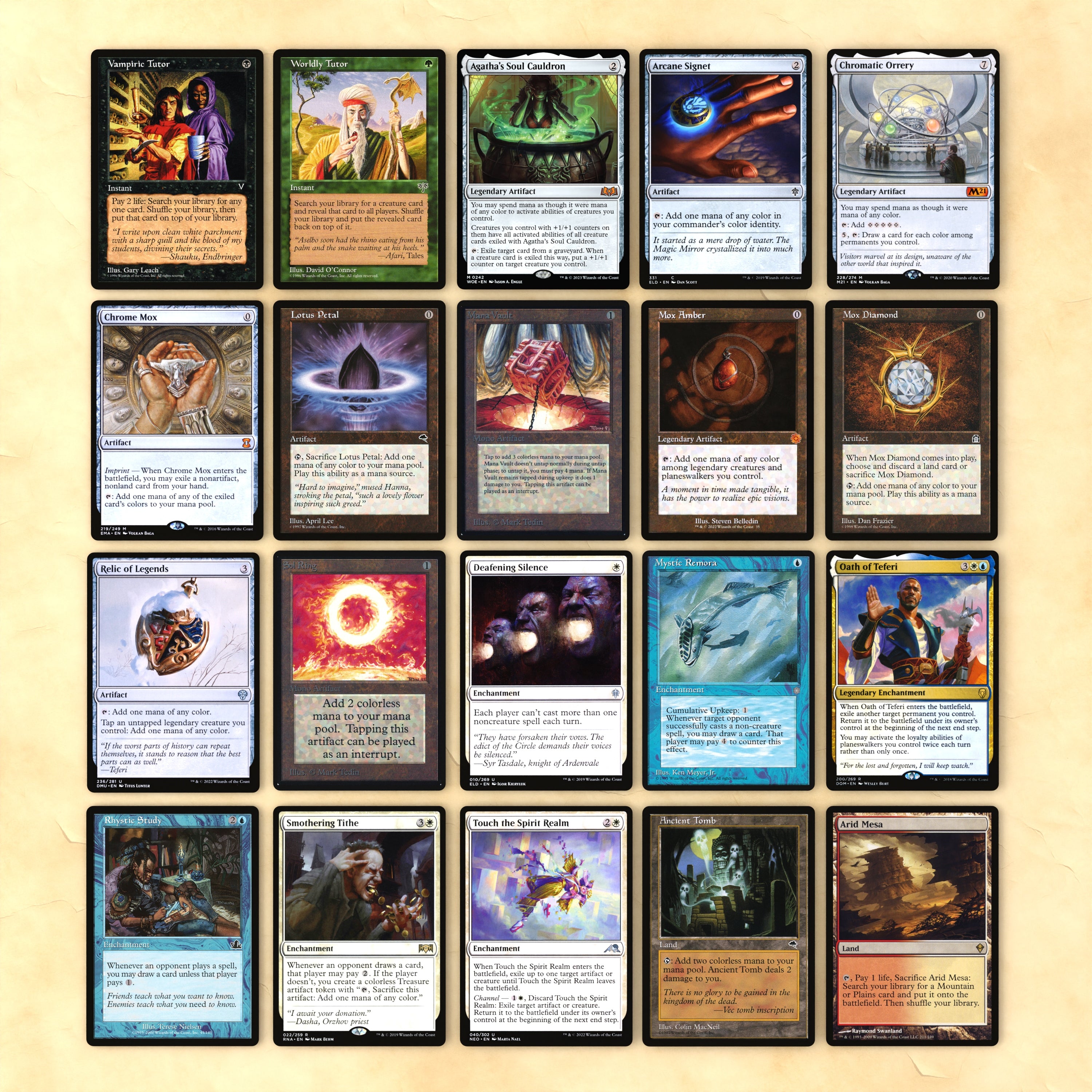 Sisay, Weatherlight Captain cEDH MTG Proxy Deck