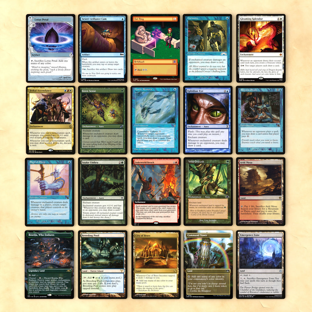 Crystal, Inhuman Princess (Curiosity Storm) cEDH MTG Proxy Commander Deck