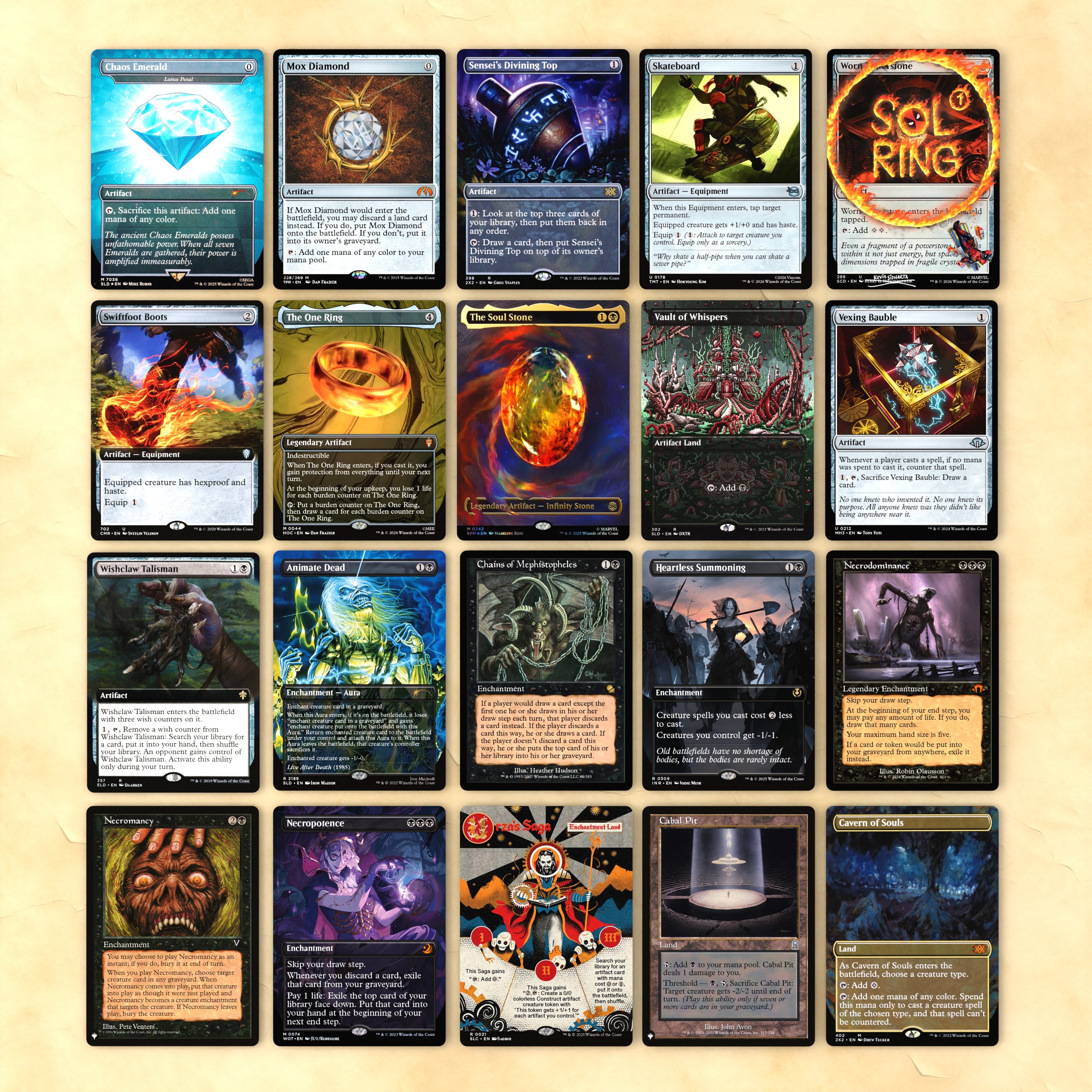 Dr. Doom, Unrivaled Bracket 4 MTG Proxy Commander Deck