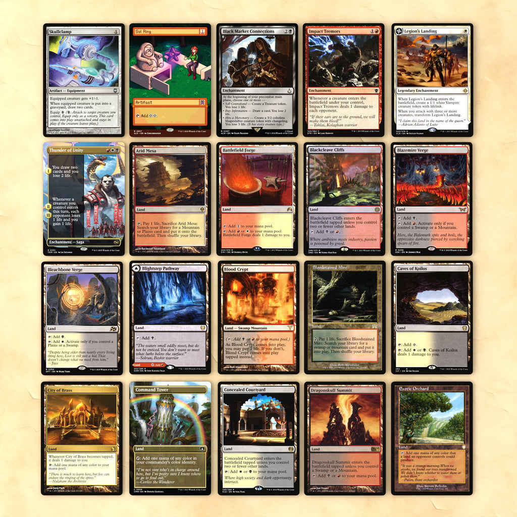 Edgar Markov (Vampire Aristocrats) Bracket 4 MTG Proxy Commander Deck
