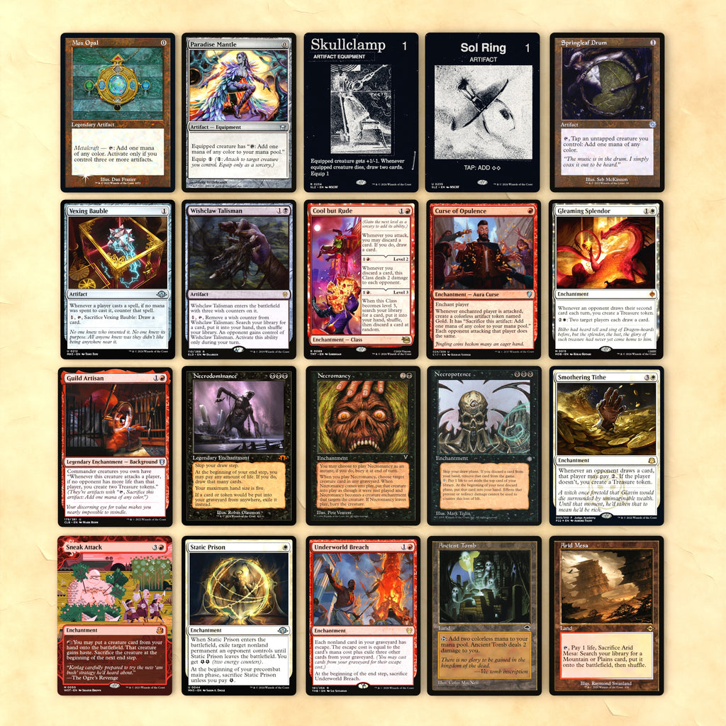 Tymna / Rograkh (Bite-Sized Treasure Storm) cEDH MTG Proxy Deck
