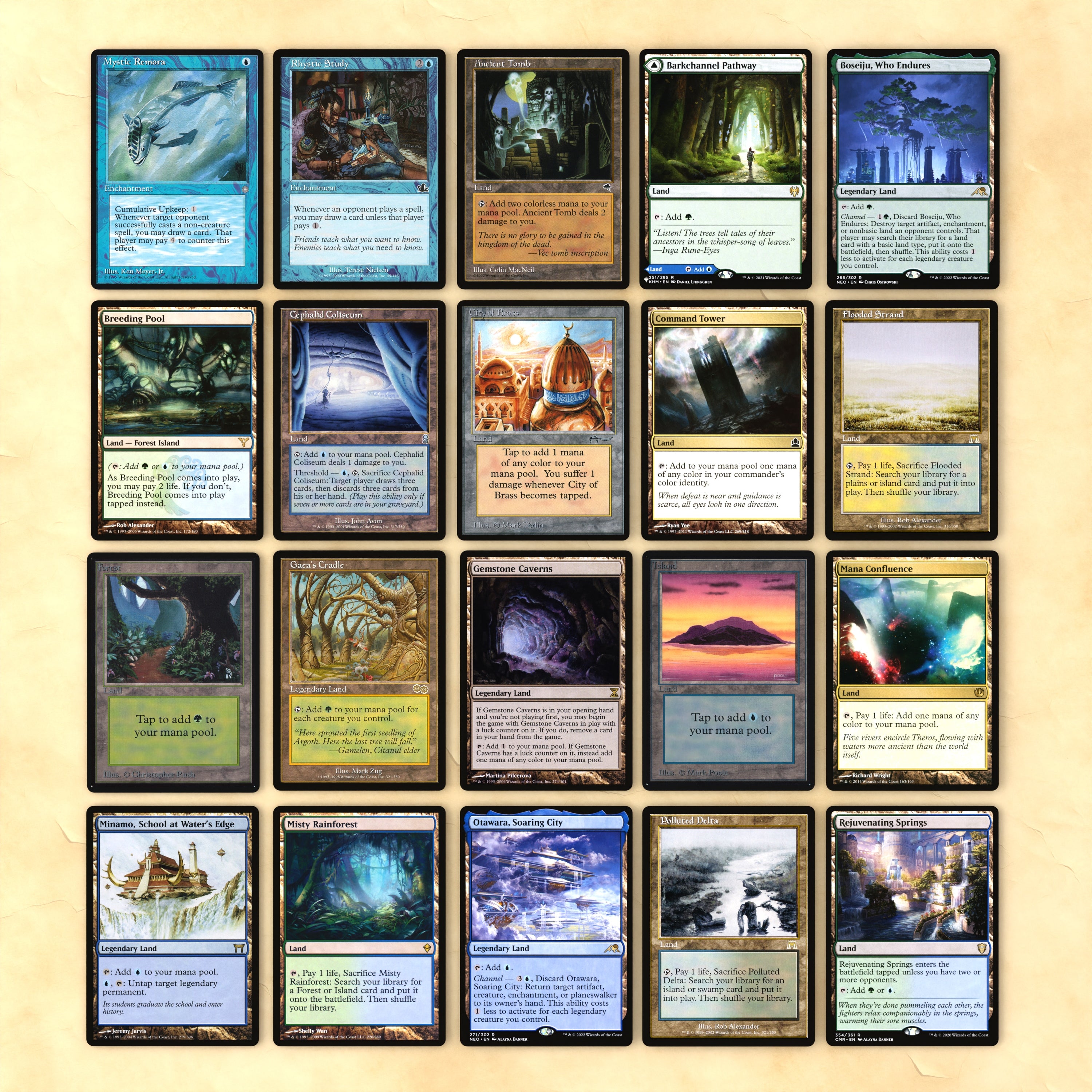 Kinnan, Bonder Prodigy (No Bad Cards) cEDH MTG Proxy Deck