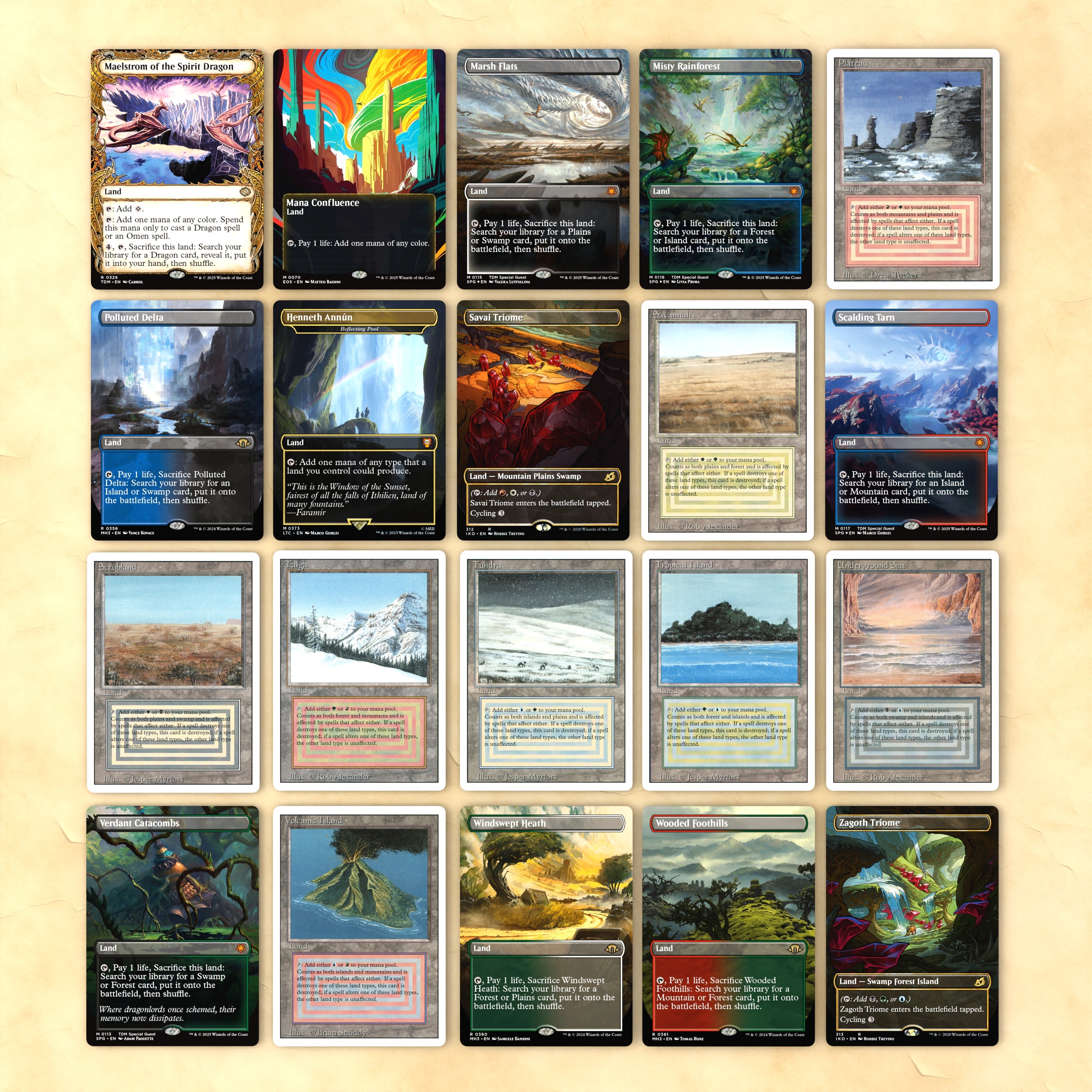 The Ur-Dragon + Zada, Hedron Grinder Complete Commander Decks + Vintage Artifact Set | Premium Alt Art EDH Collection