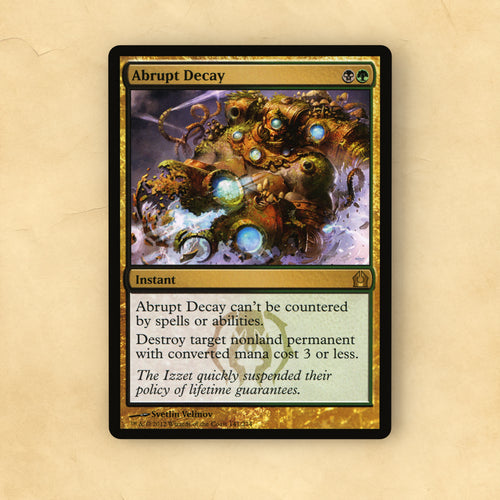 Abrupt Decay MTG Proxy