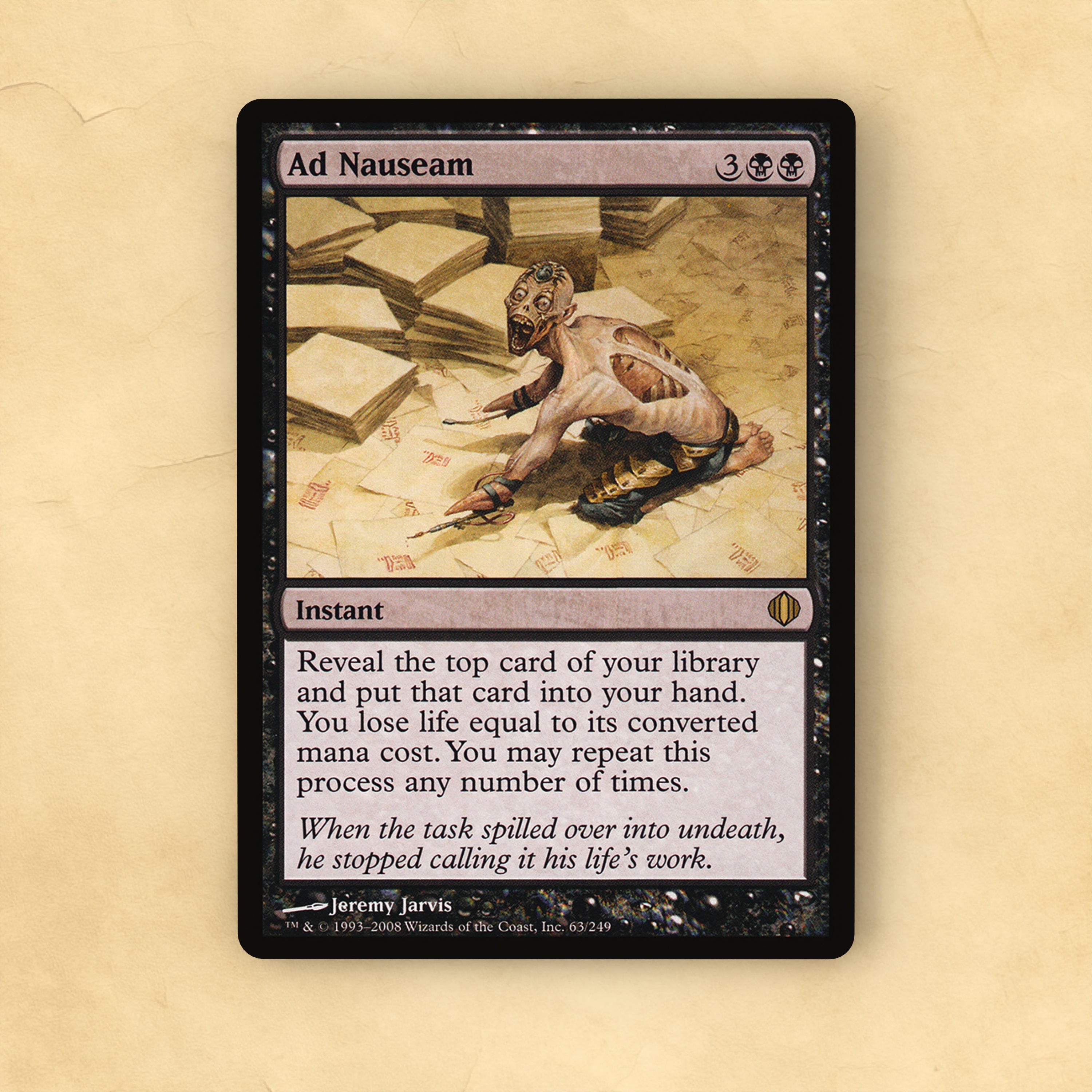 Ad Nauseam MTG Proxy – Gilded Goblet