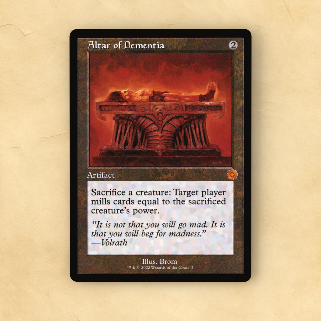 Altar of Dementia MTG Proxy