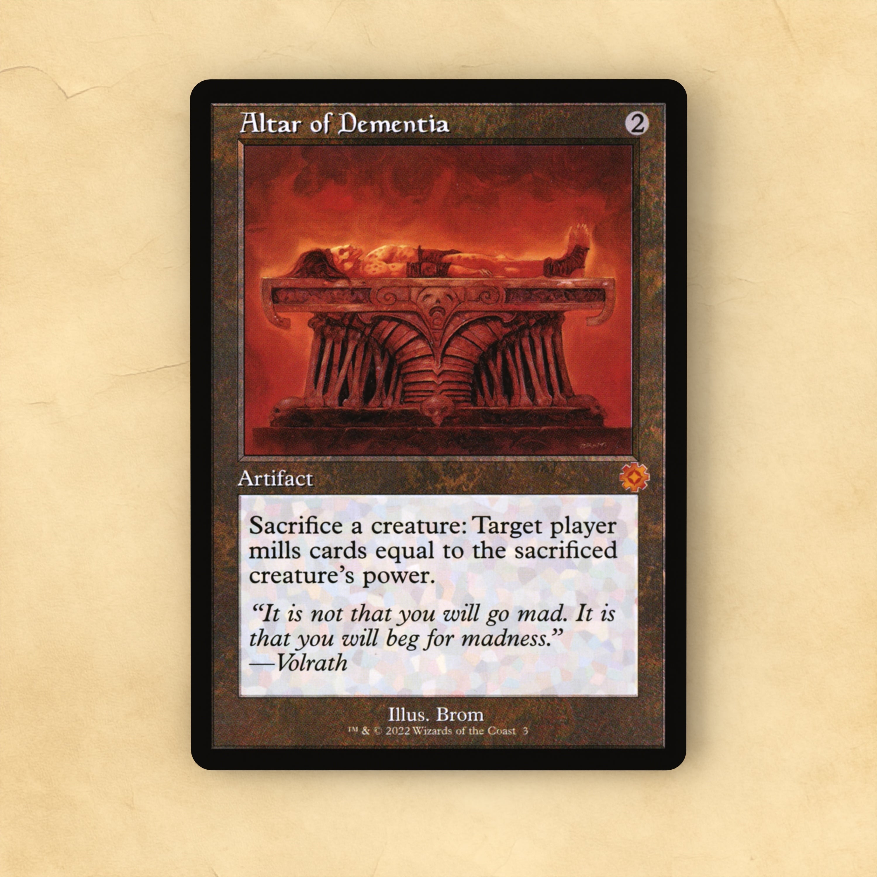 Altar of Dementia MTG Proxy