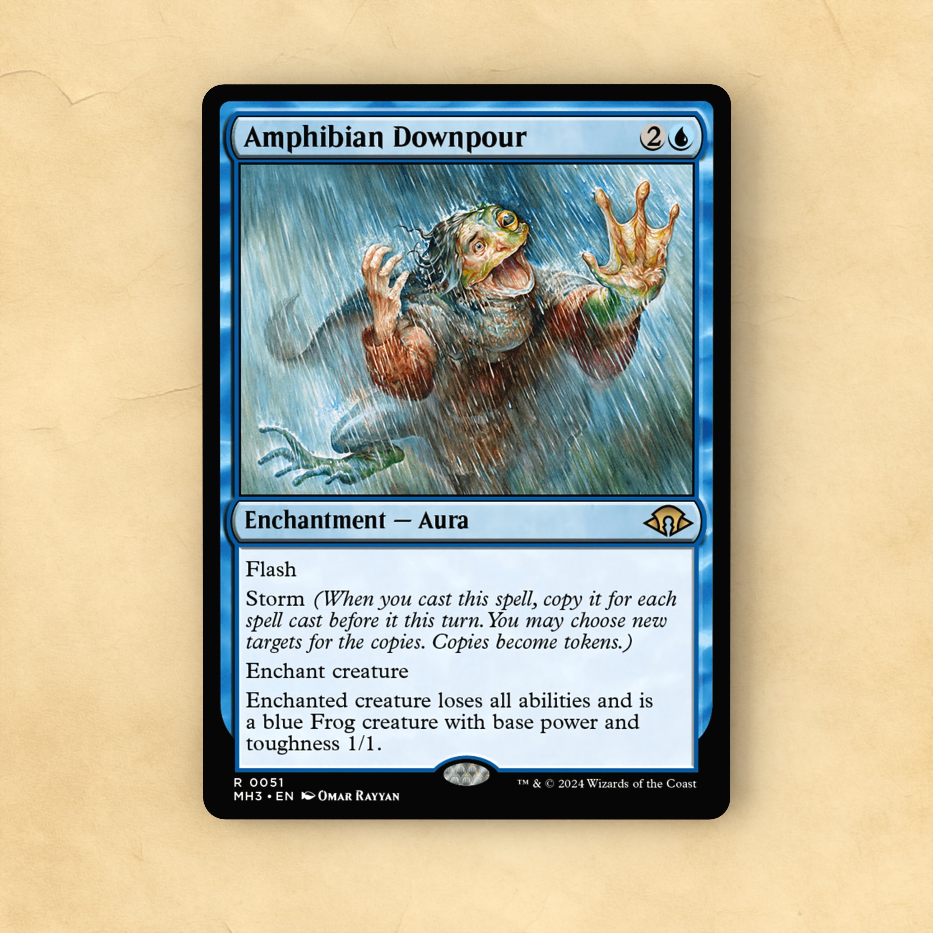 Amphibian Downpour MTG Proxy