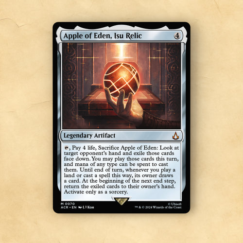 Apple of Eden, Isu Relic MTG Proxy