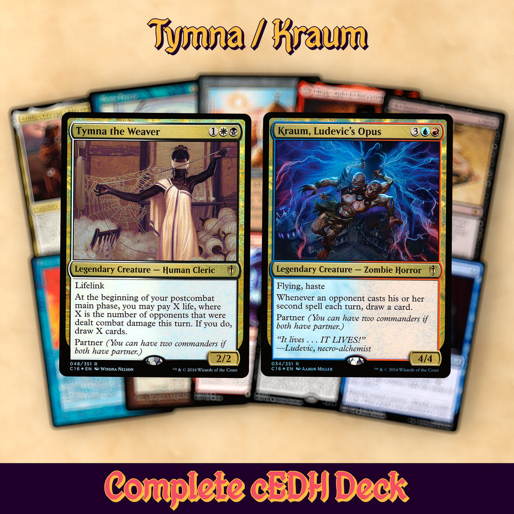 Tymna / Kraum (Blue Farm) cEDH MTG Proxy Deck