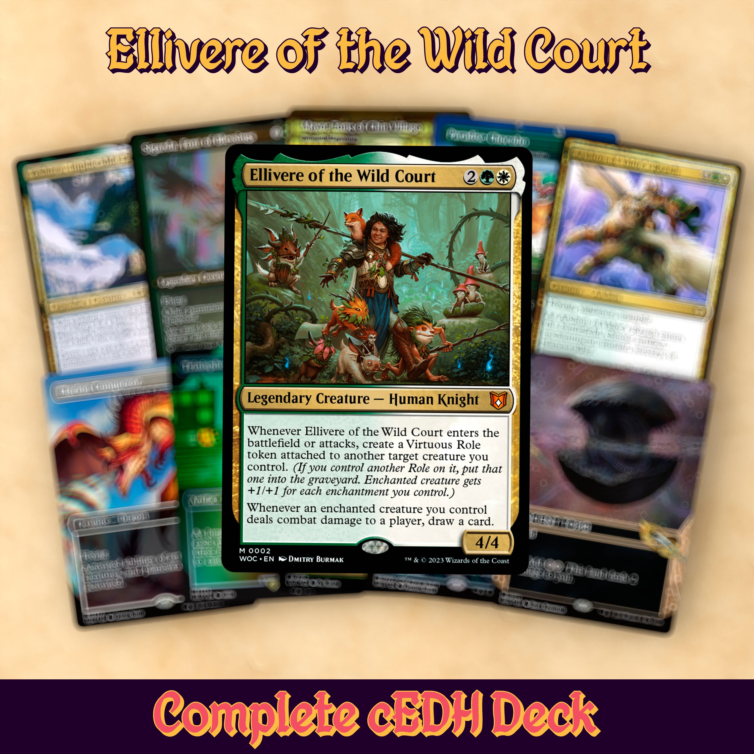 Ellivere of the Wild Court cEDH MTG Proxy Deck