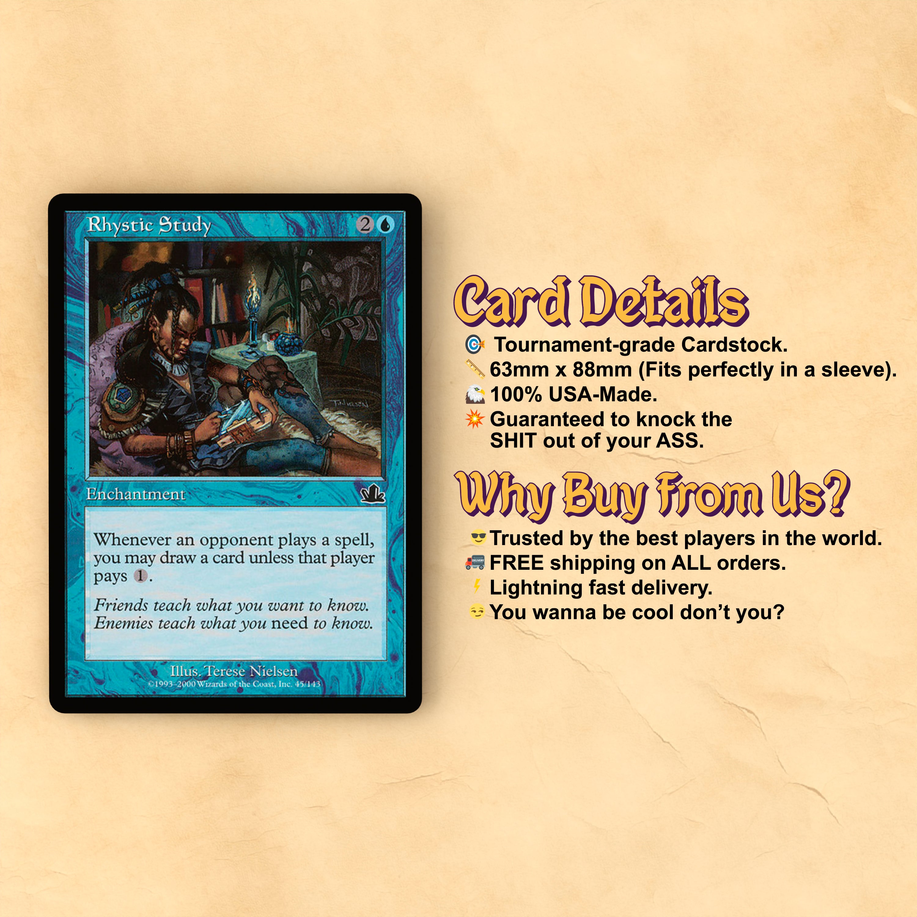 Abrupt Decay MTG Proxy – Gilded Goblet