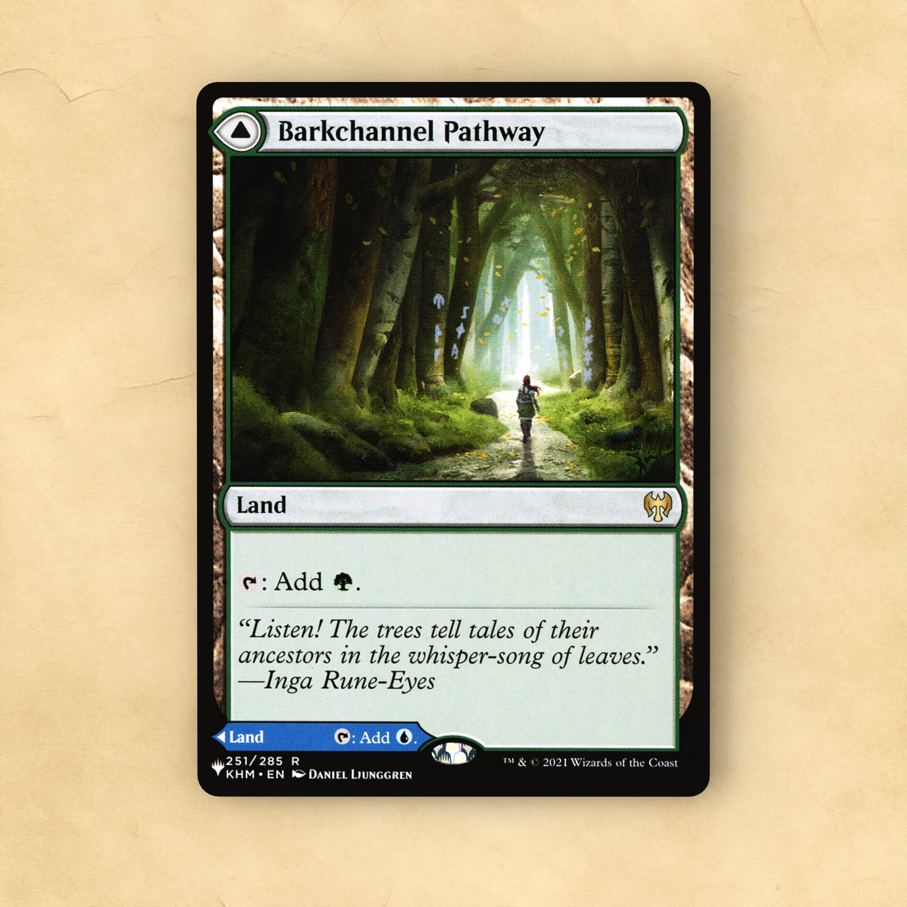 Tidechannel Pathway // Barkchannel Pathway MTG Proxy