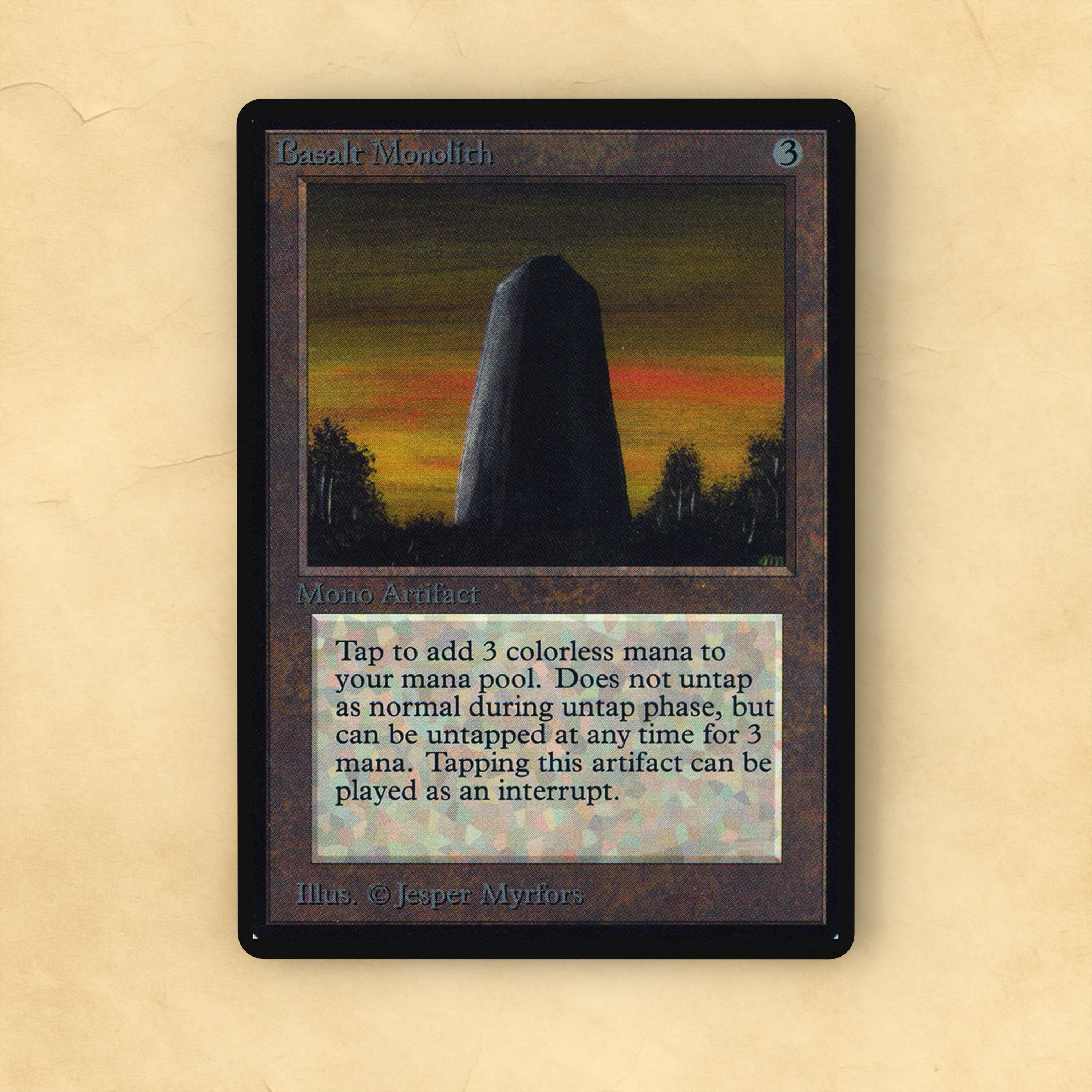 Basalt Monolith MTG Proxy