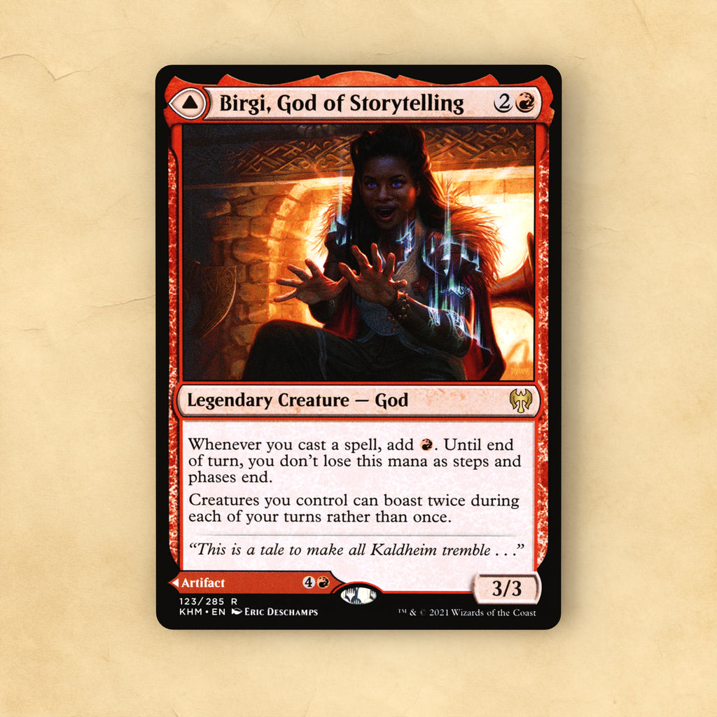 Birgi, God of Storytelling MTG Proxy