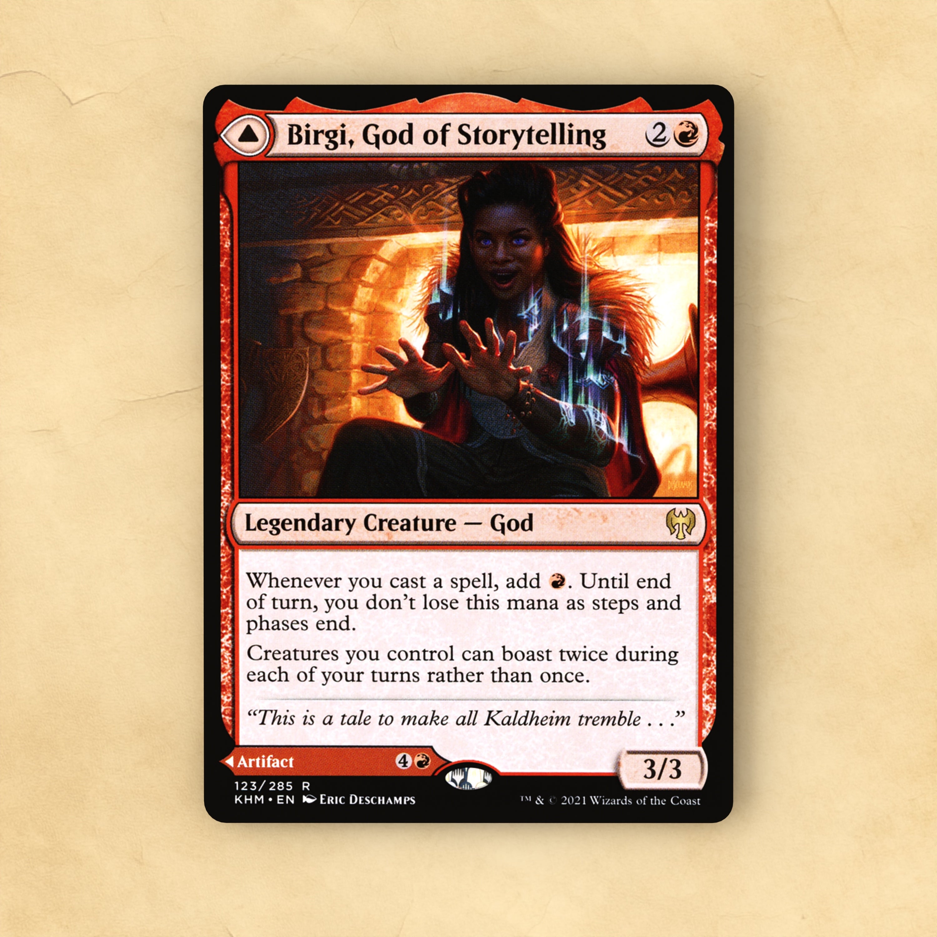 Birgi, God of Storytelling MTG Proxy