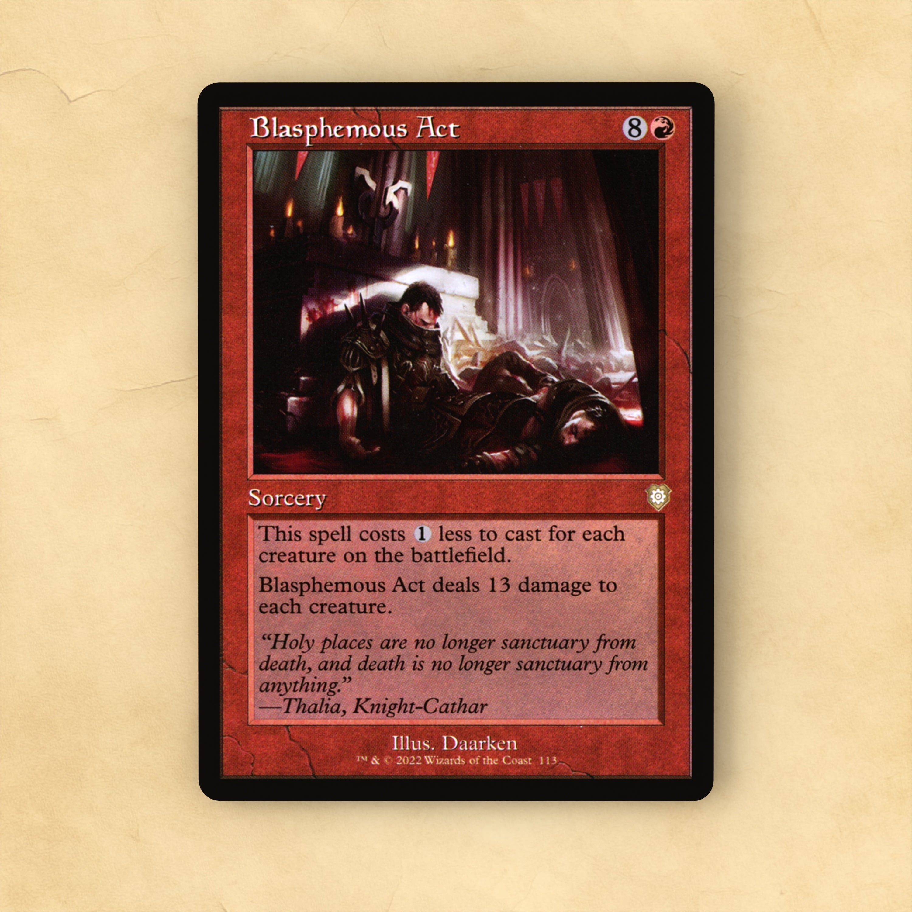 Blasphemous Act MTG Proxy