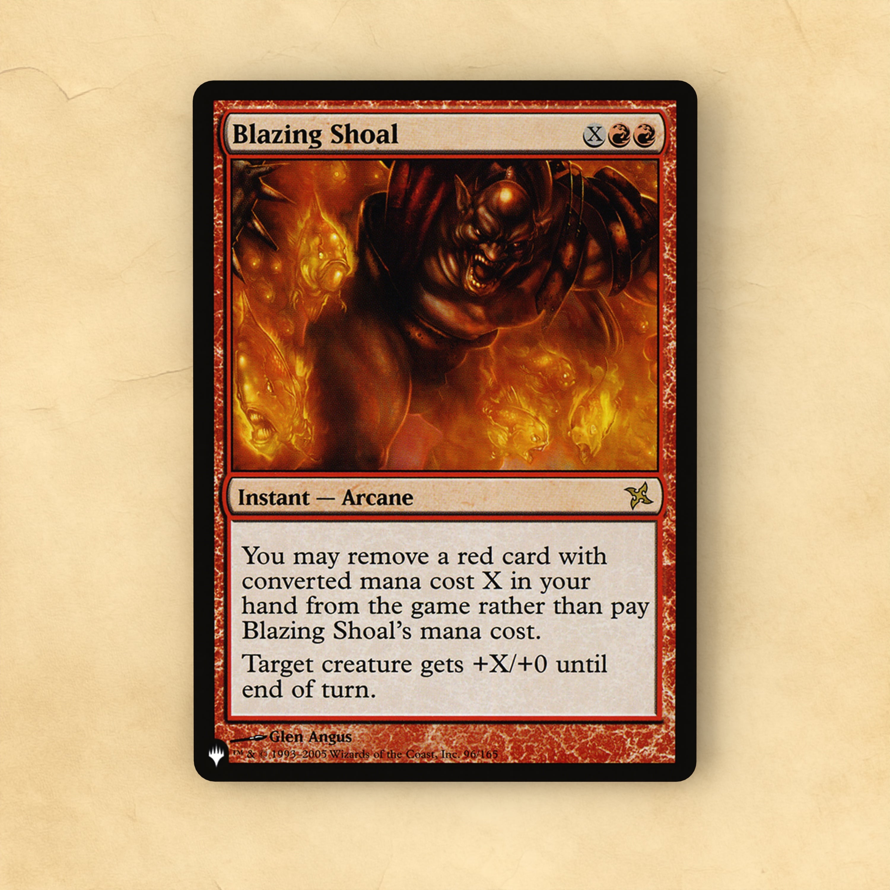 Blazing Shoal MTG Proxy