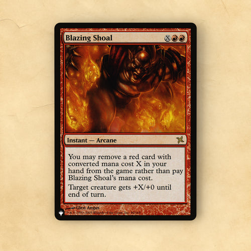Blazing Shoal MTG Proxy