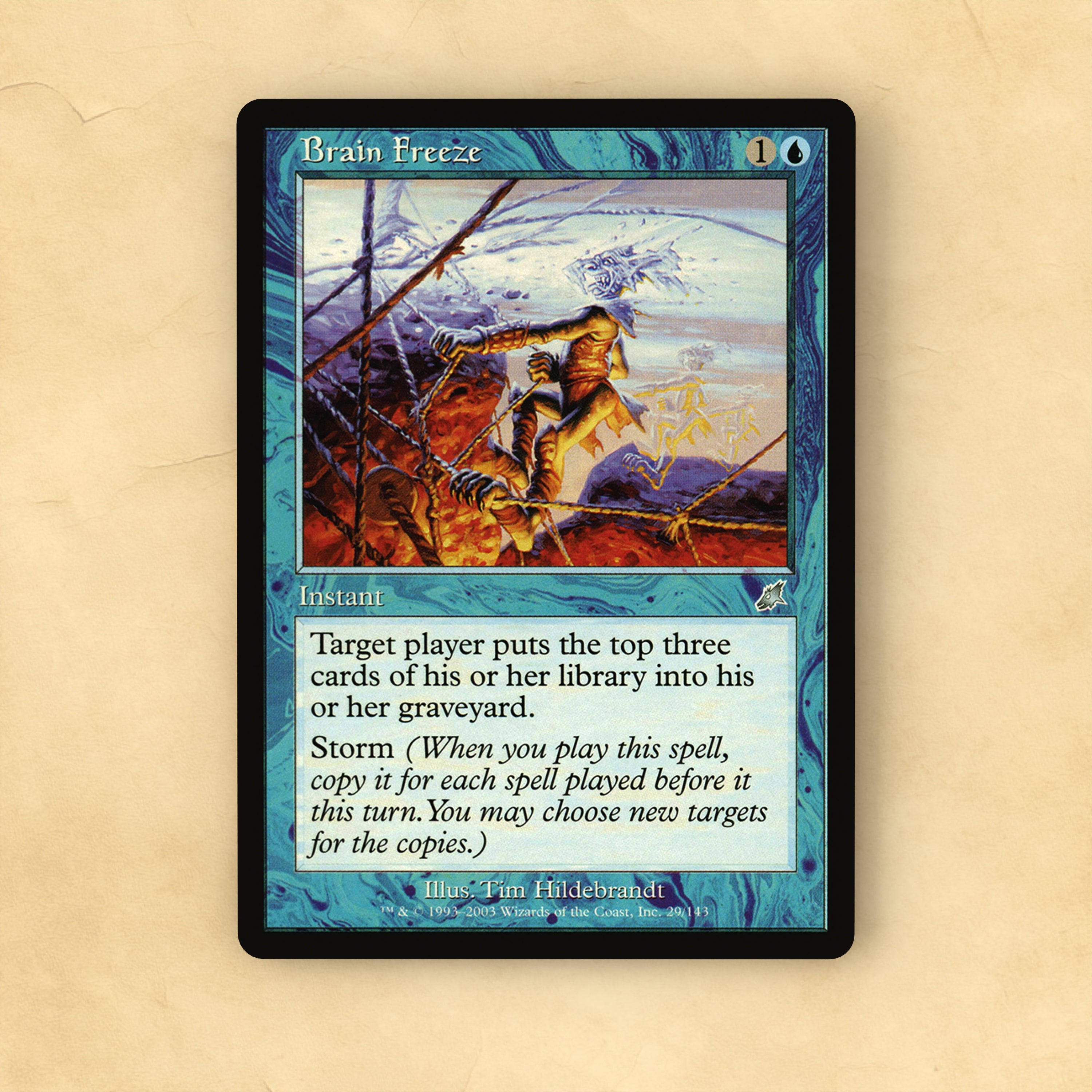 Brain Freeze MTG Proxy