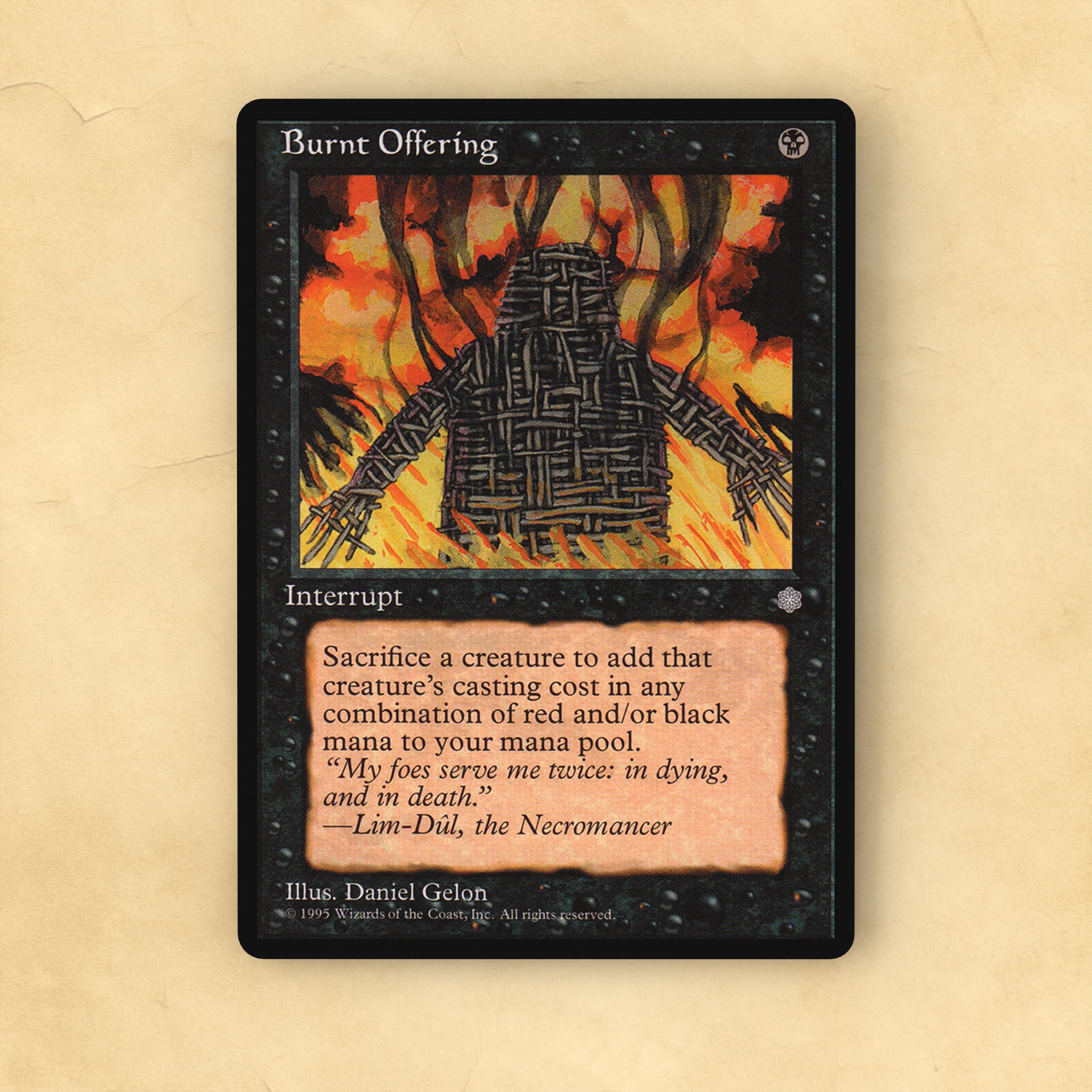 Burnt Offering MTG Proxy
